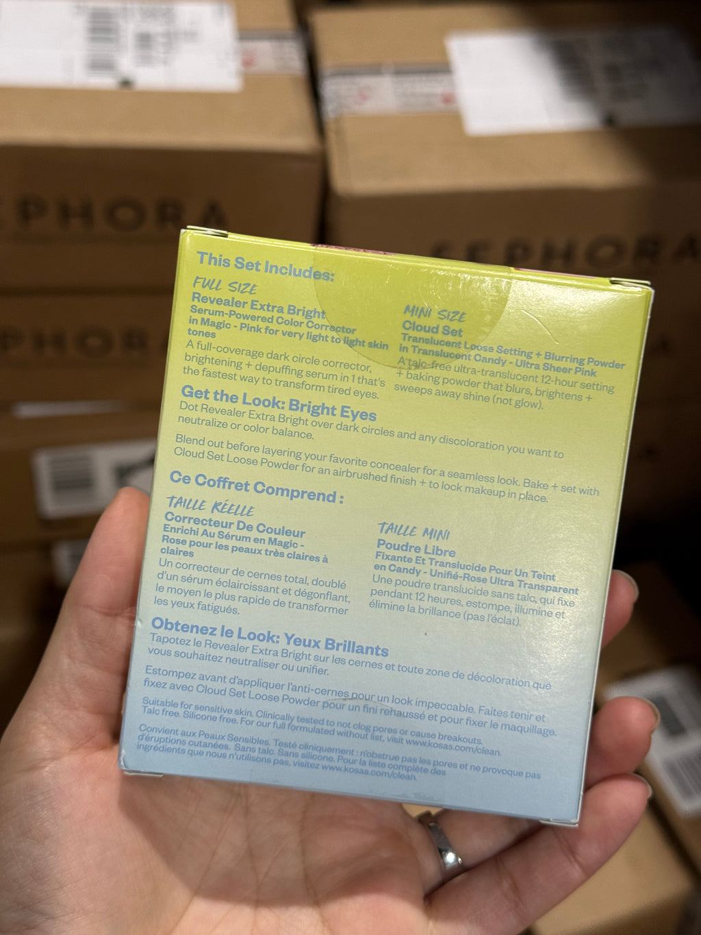 Kosas brighten blur kit