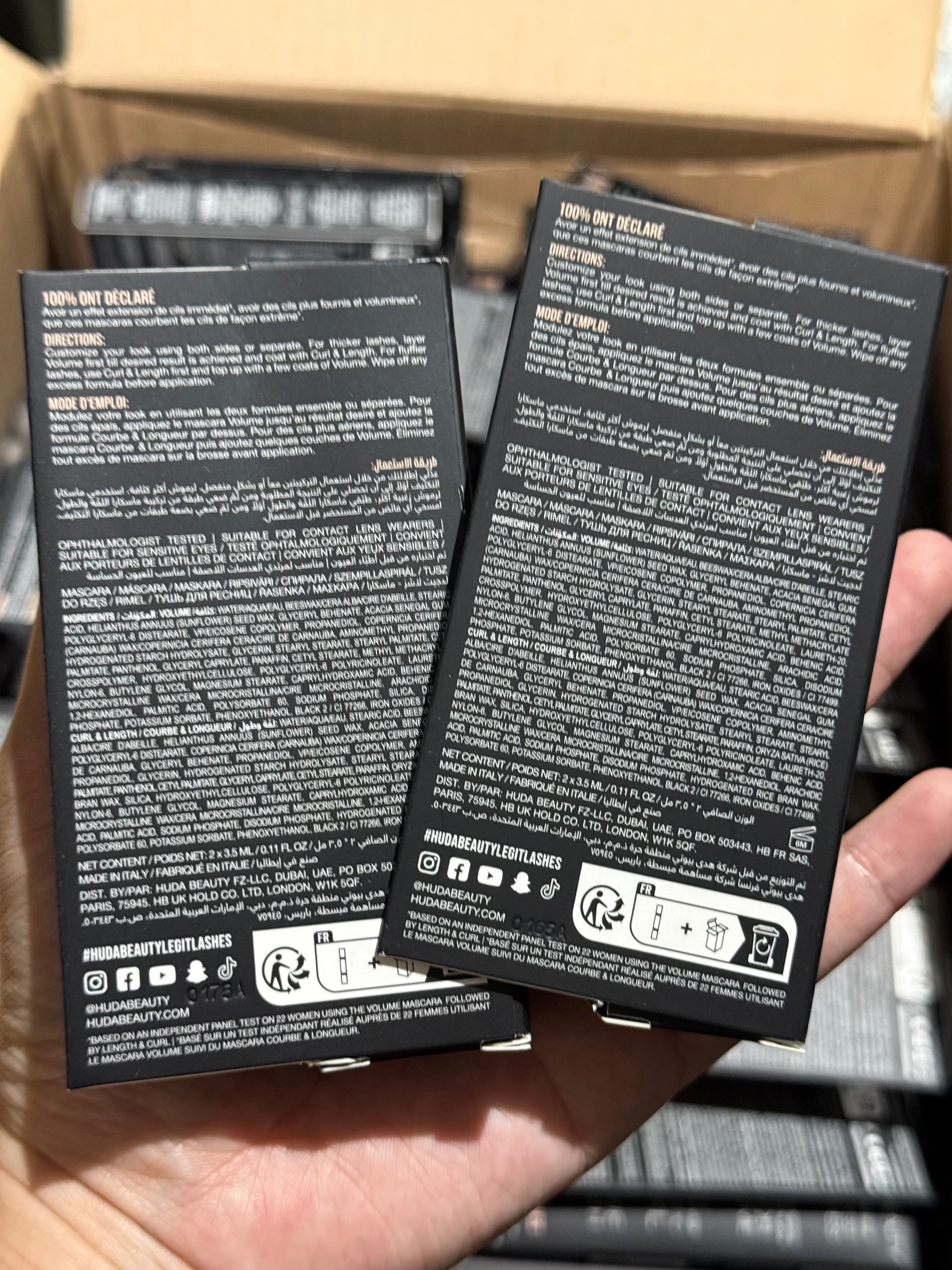 Huda beauty 1 coat wow mascara