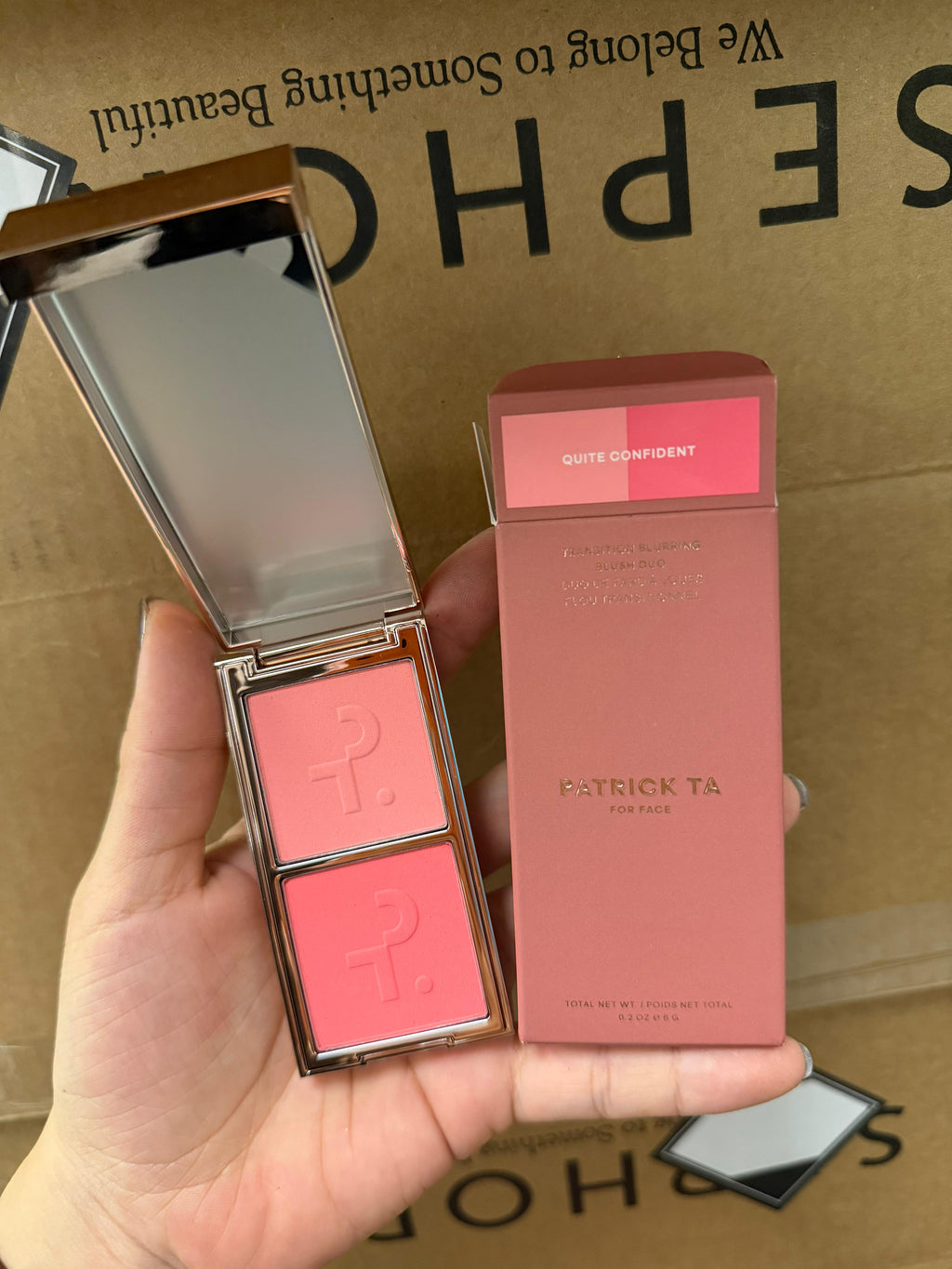 🆕PATRICK TA
Major Headlines Transition Blurring Under Eye
Blush Duo