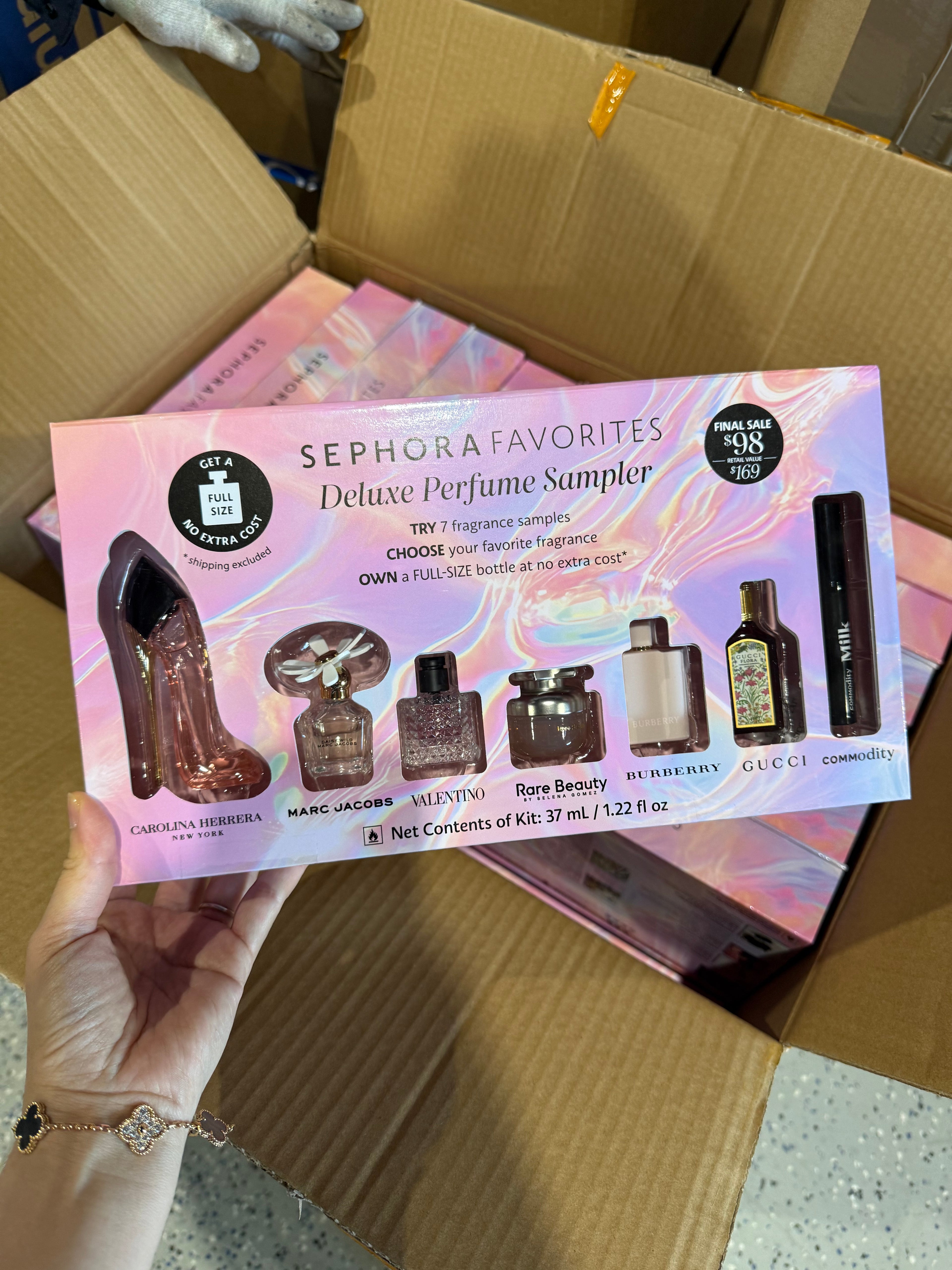 Sephora favorite perfume sampler set➕1 full size redeem
