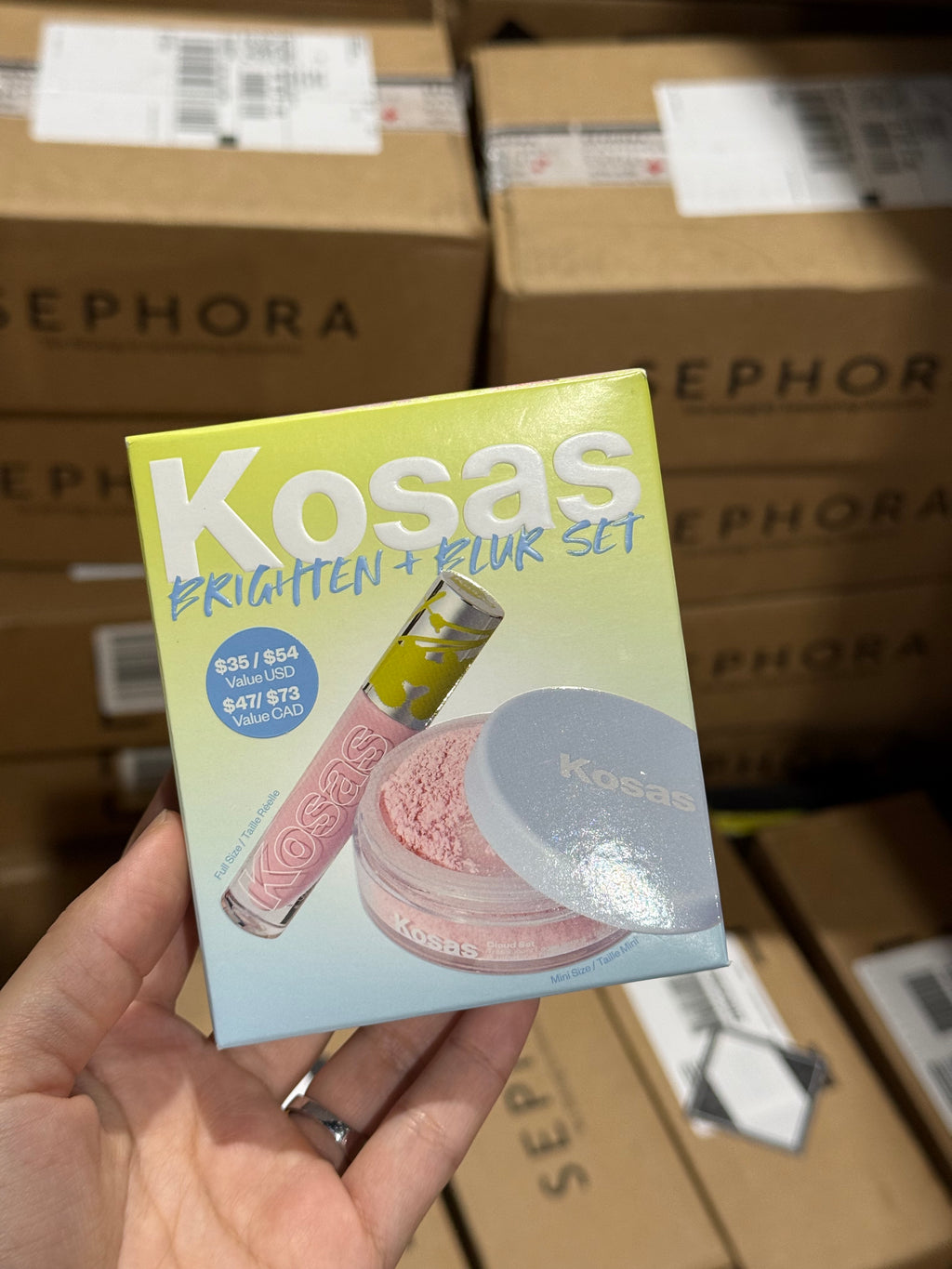Kosas brighten blur kit