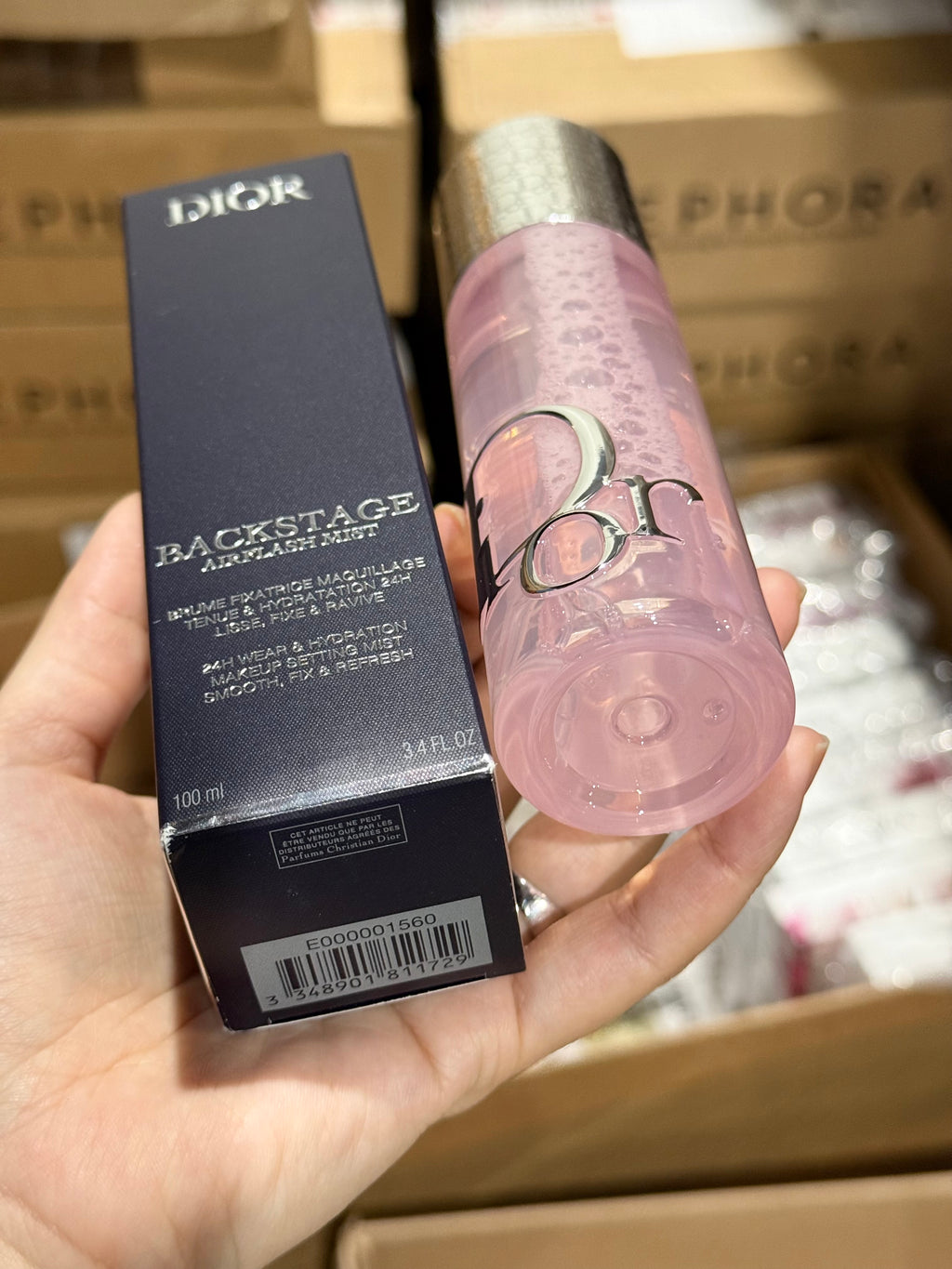 Dior backstage airflash mist setting spray