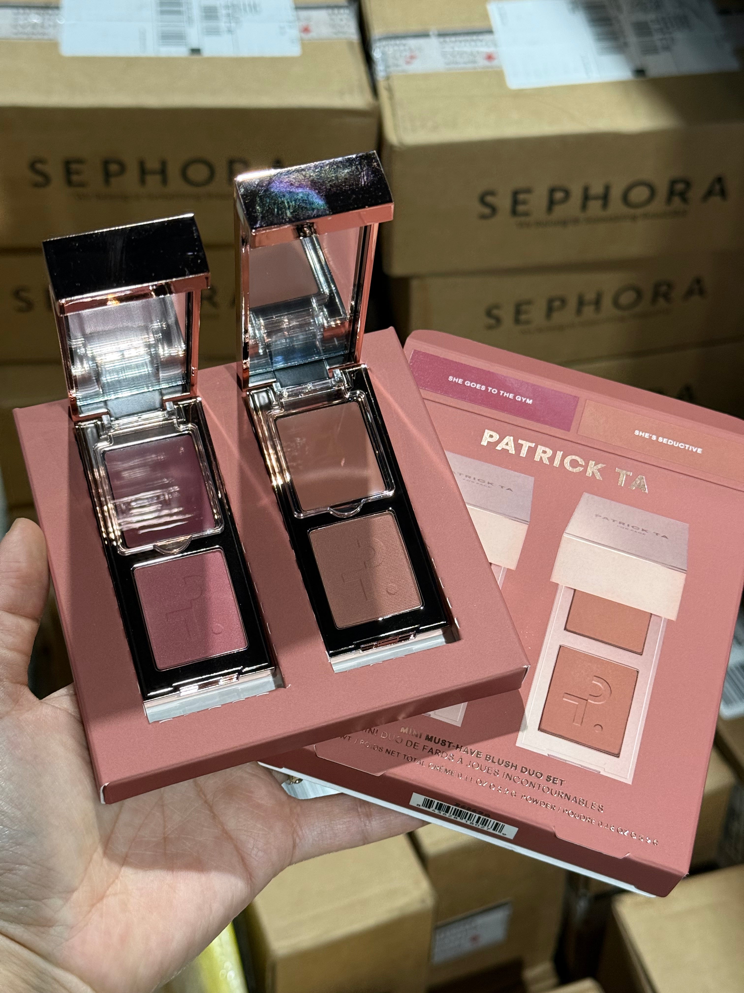 Patrick ta blush duo set
