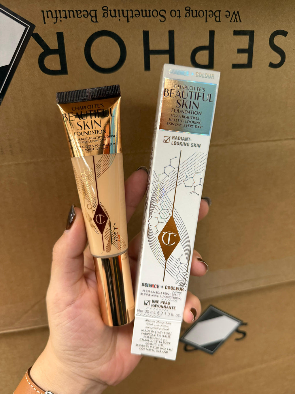 🆕CHARLOTTE TILBURY
Beautiful Skin Medium Coverage Liquid Foundation with Hyaluronic Acid