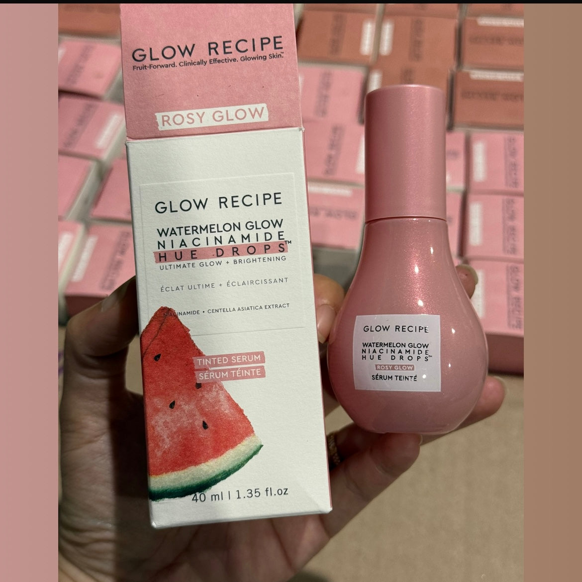 #rosy glow#Tinted Serum glow recipe watermelon glow
