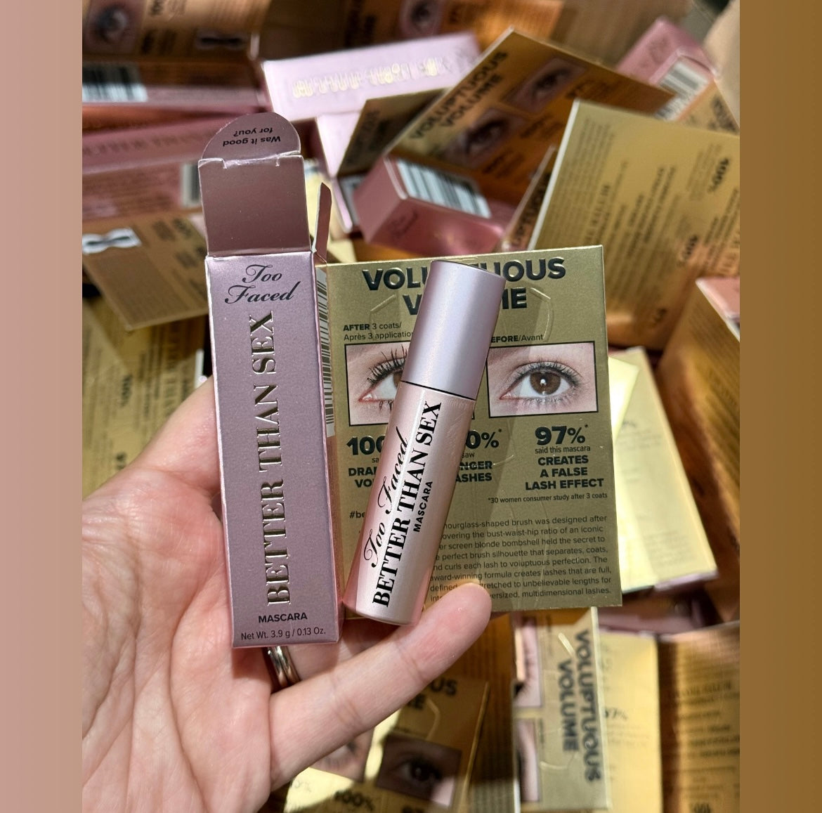 3.9g too faced better than sex mascara