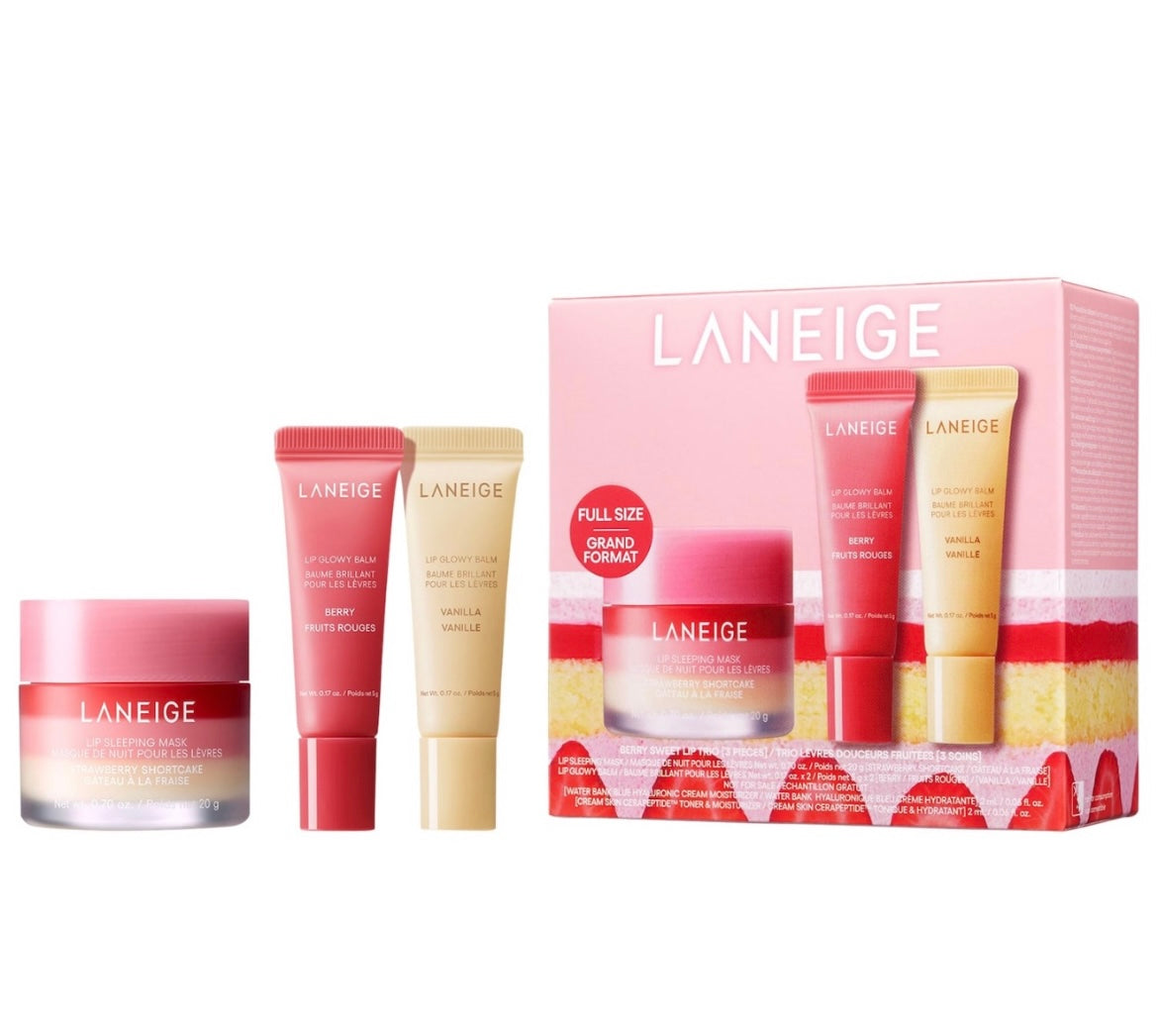 LANEIGE 
Berry Sweet Lip Treatment Minis Trio Set