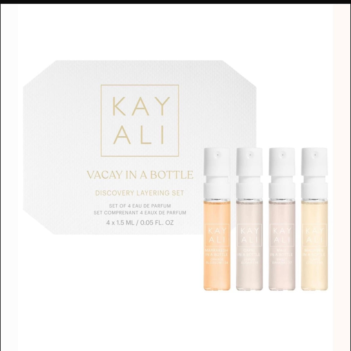 KAYALI Vacay in a Bottle Discovery
Set