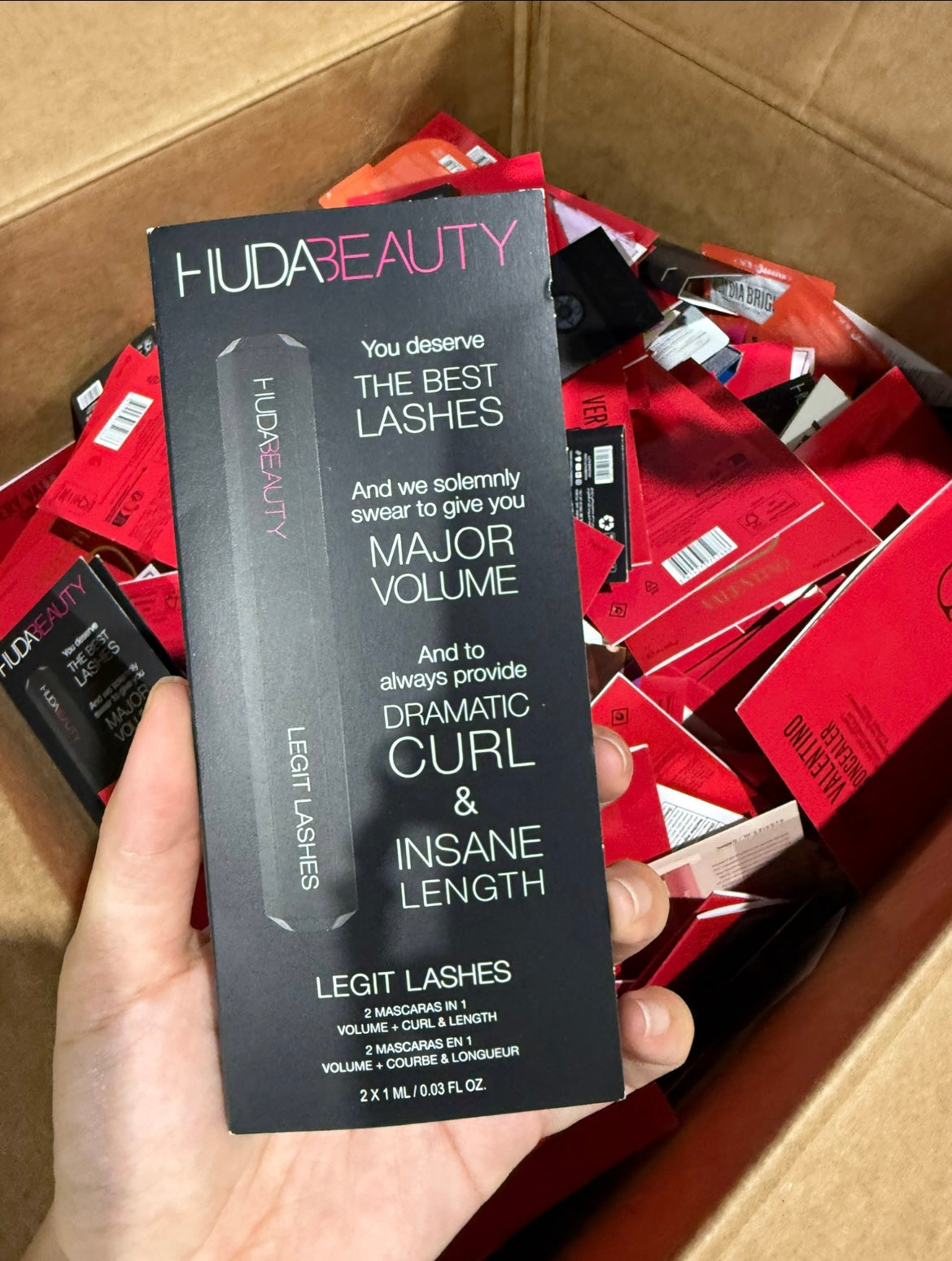 50 pcs Huda beauty legit lashes sample