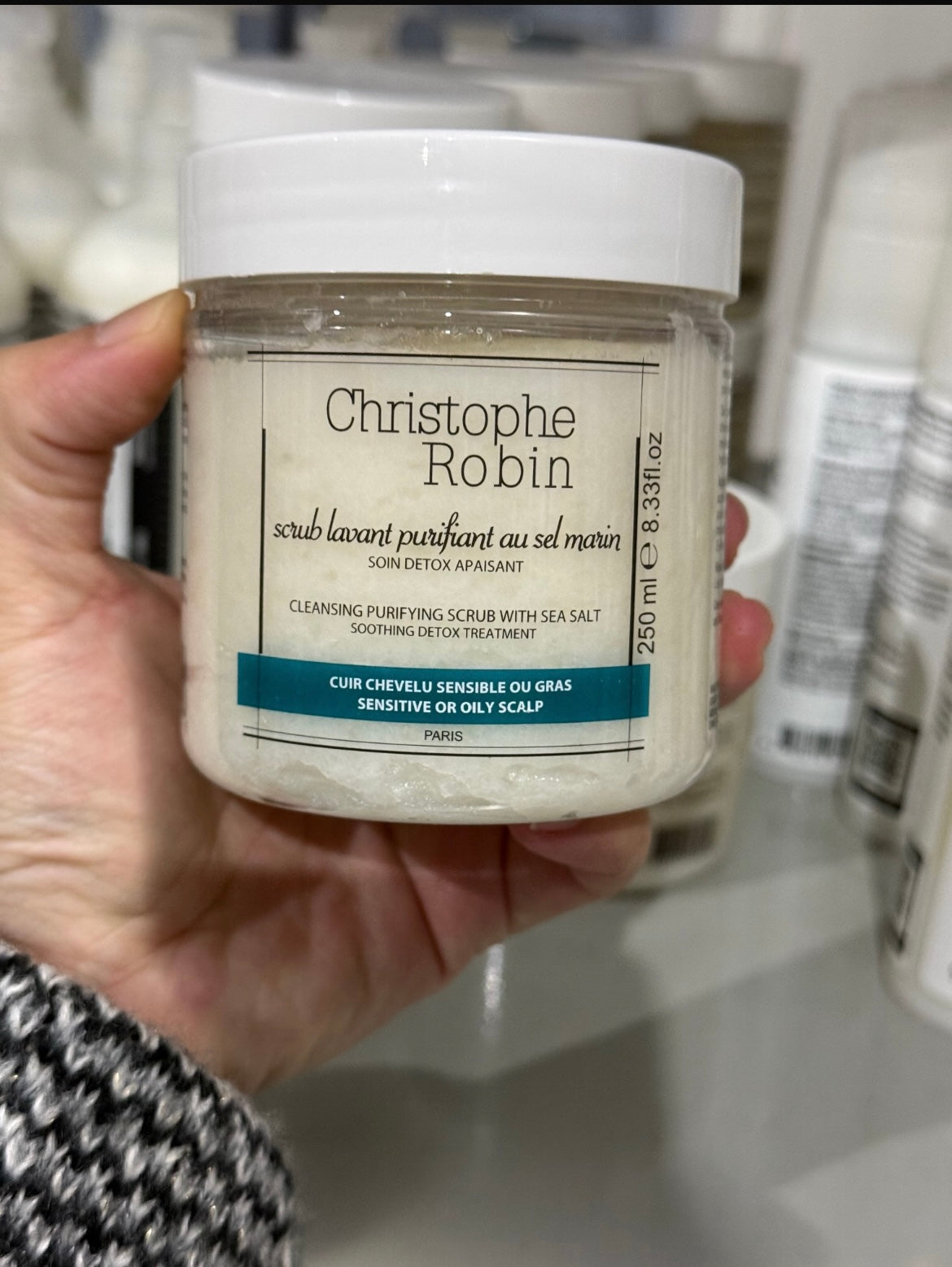 Christophe robin hair scrub 250ml