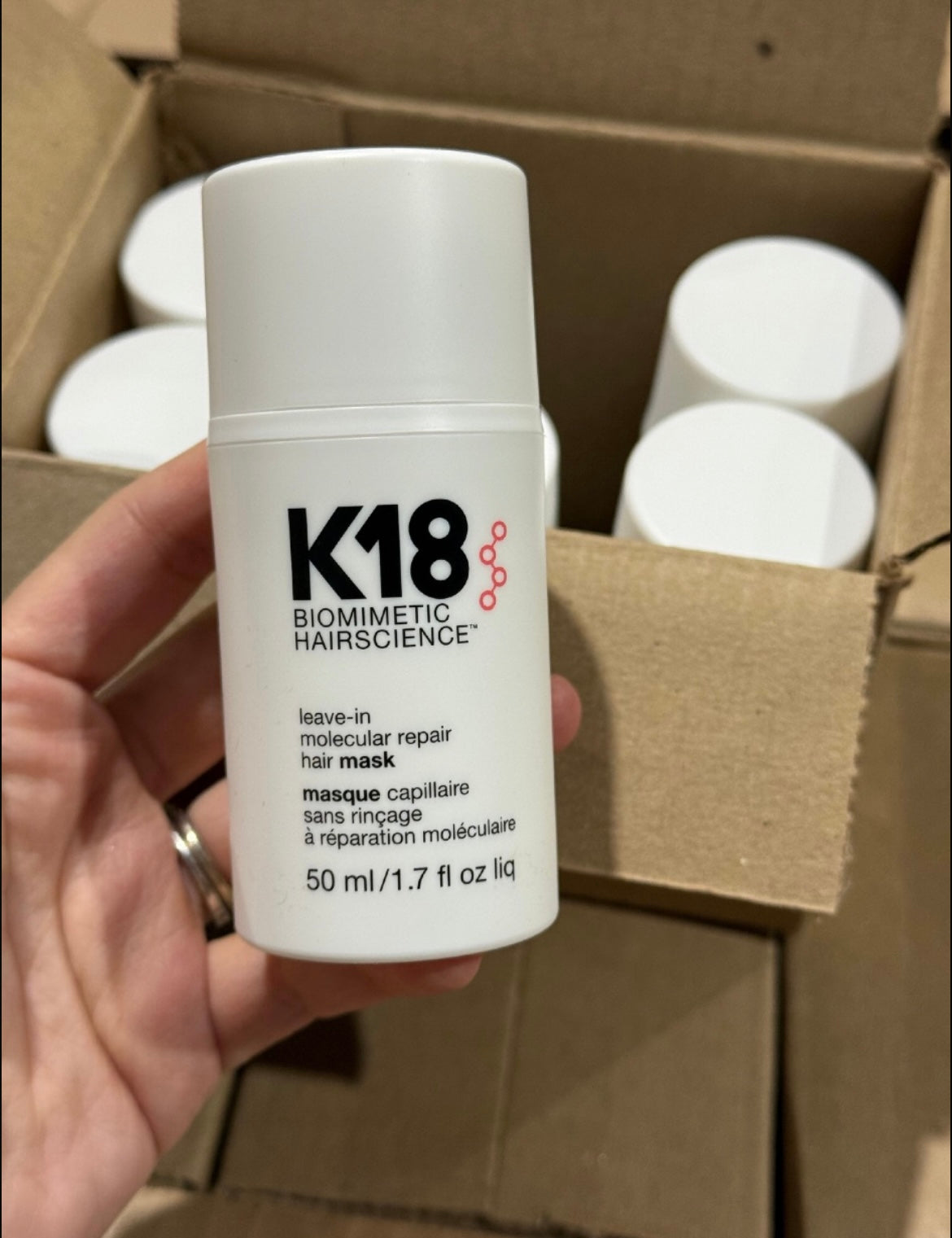 50ml K18 leave in hair mask UNBOX