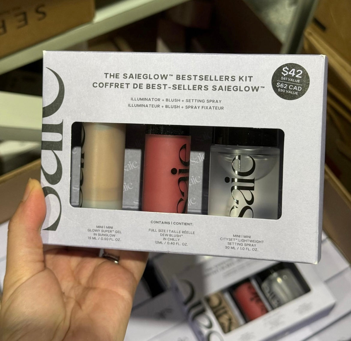 Saie THE SAIEGLOW™️ BESTSELLERS KIT COFFRET DE BEST-SELLERS SAIEGLOW™️