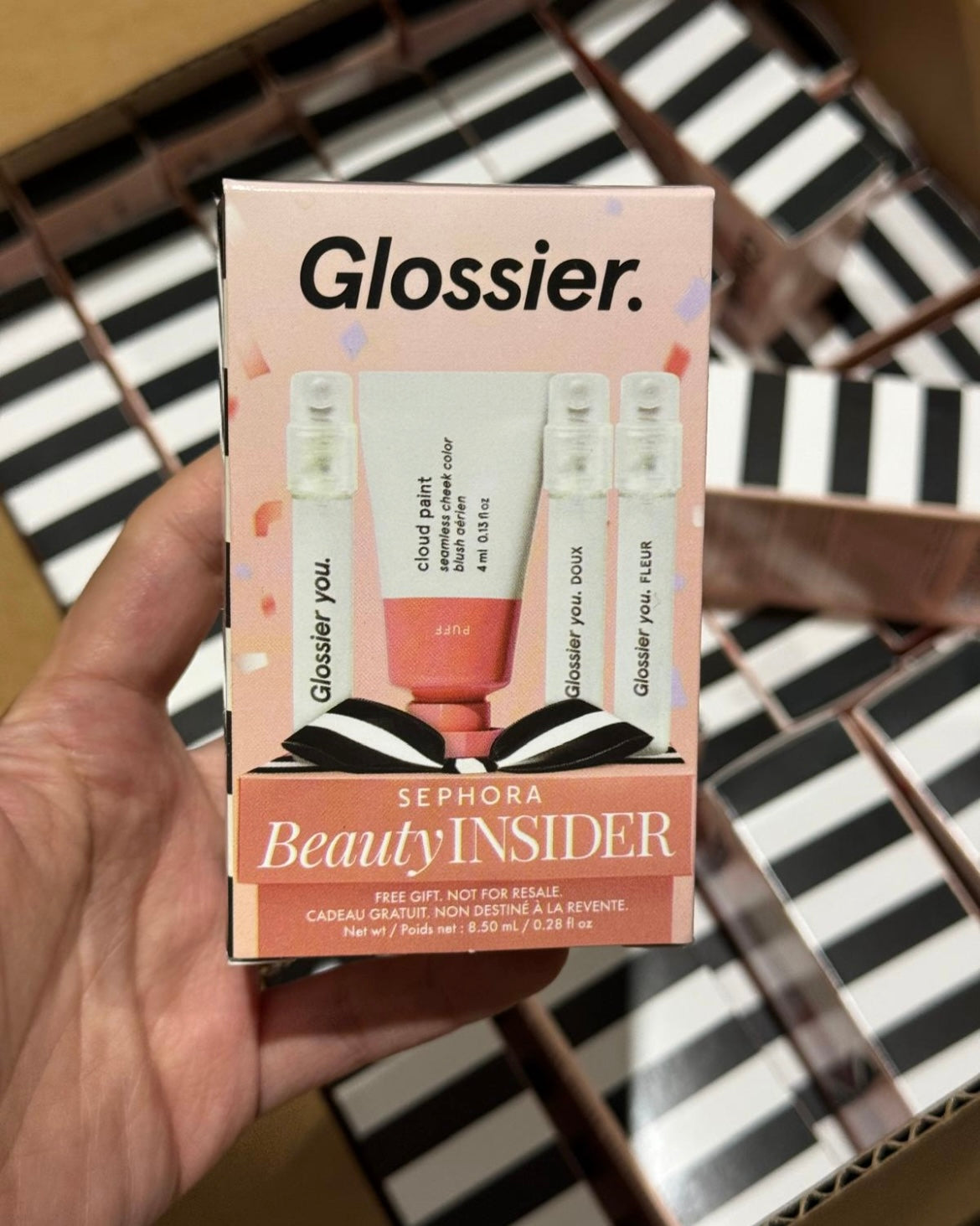 Glossier Cloud Paint Blush + Glossier You Perfume Samples