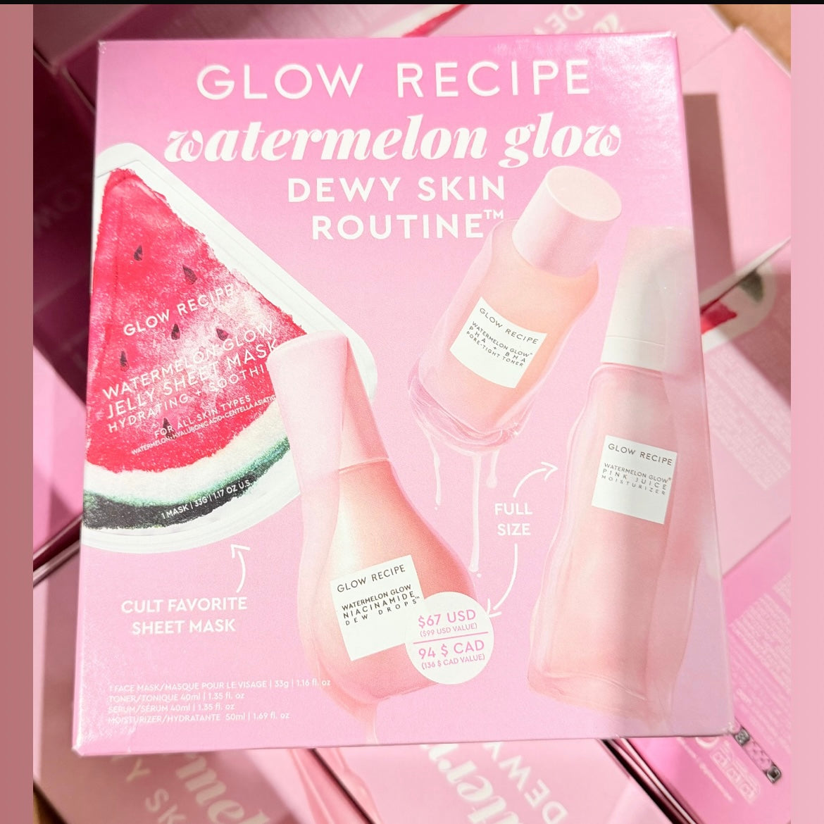 Glow recipe watermelon glow set