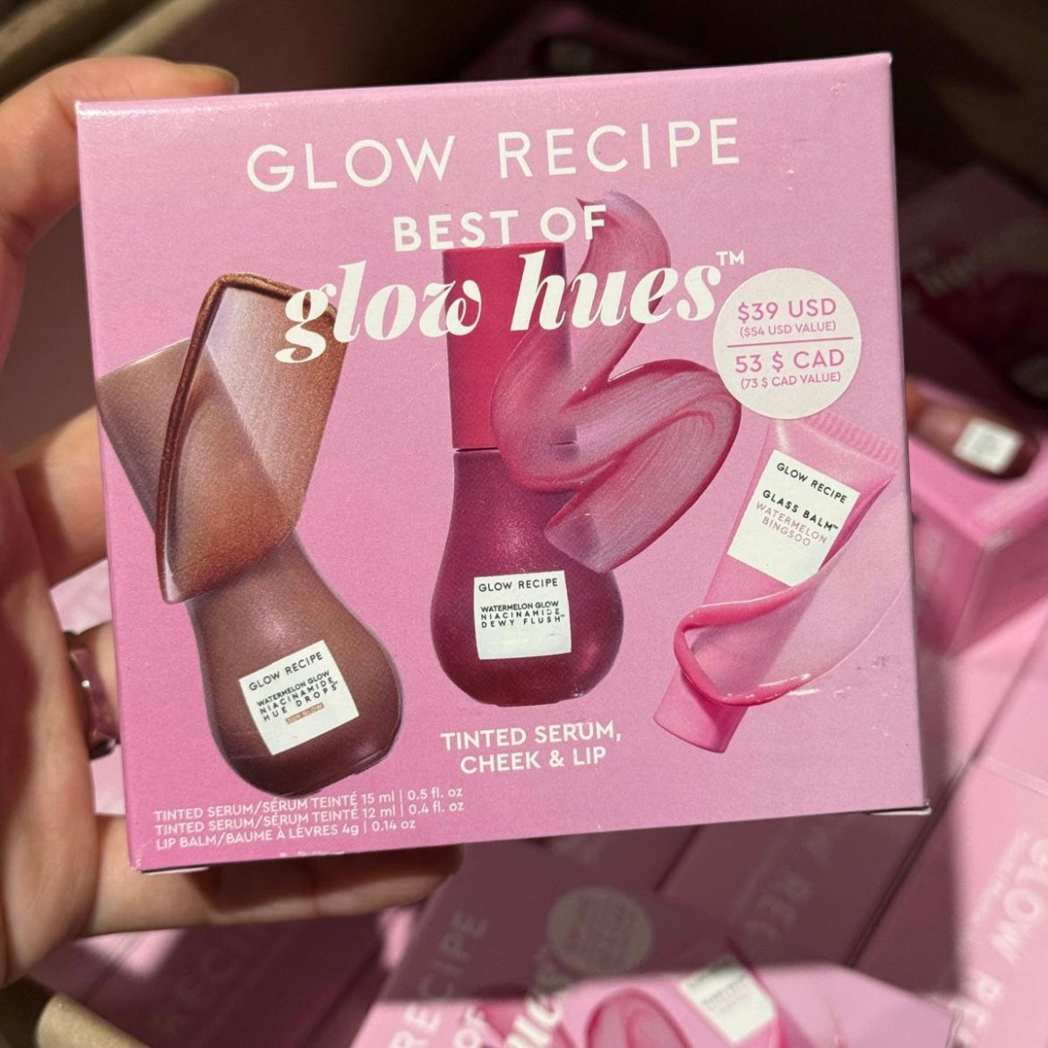 Glow Recipe Best of Glow Hues 3-Piece Set | Cheek & Lip Tint Serum