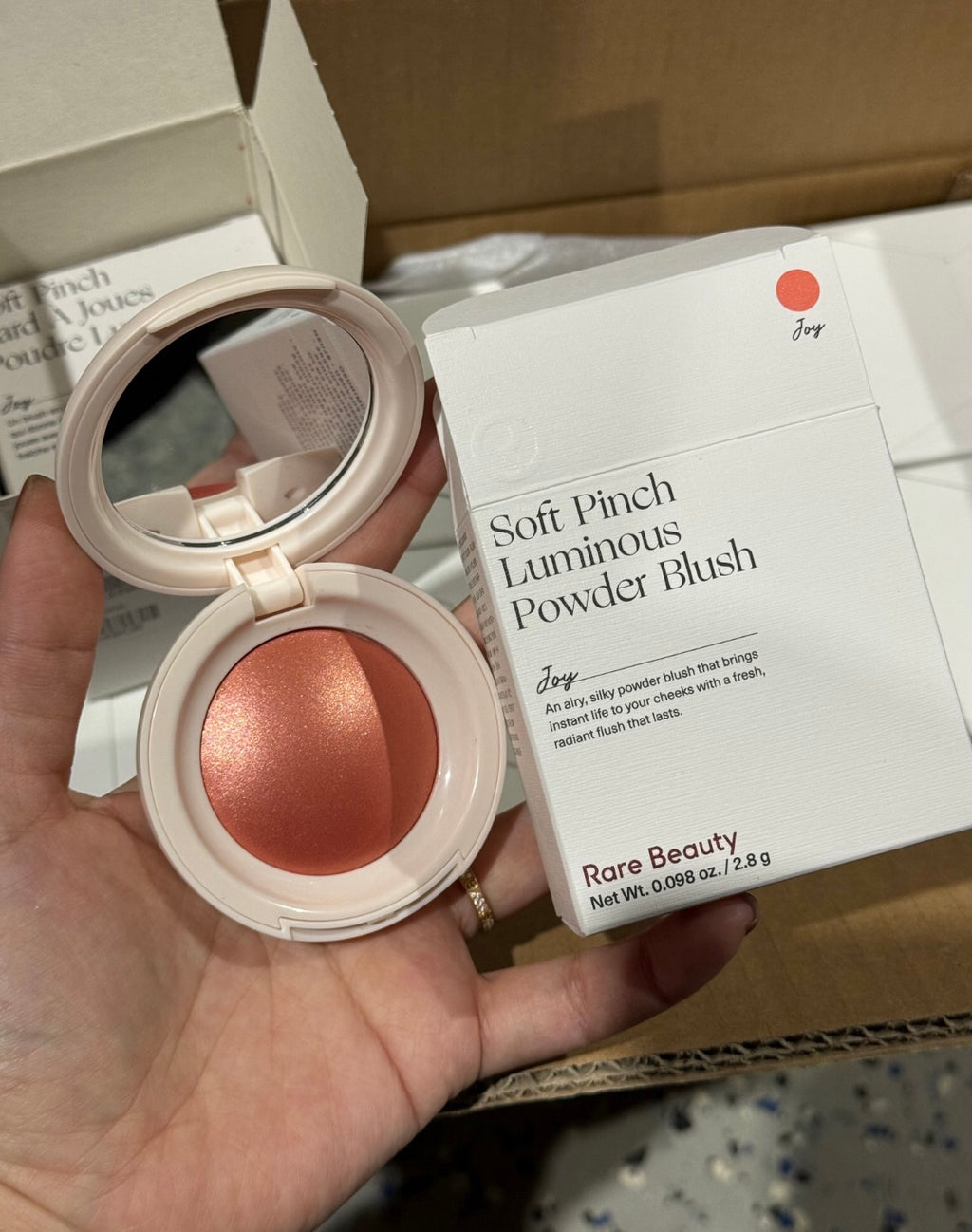 Rare Beauty by Selena Gomez 
Soft Pinch Luminous Powder Blush