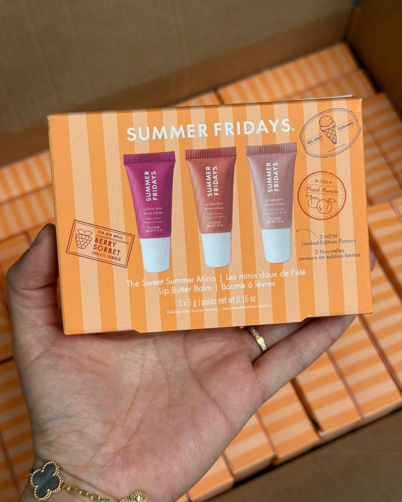 🆕 Summer Fridays 
The Sweet Summer Minis Lip Butter Balm Trio Set