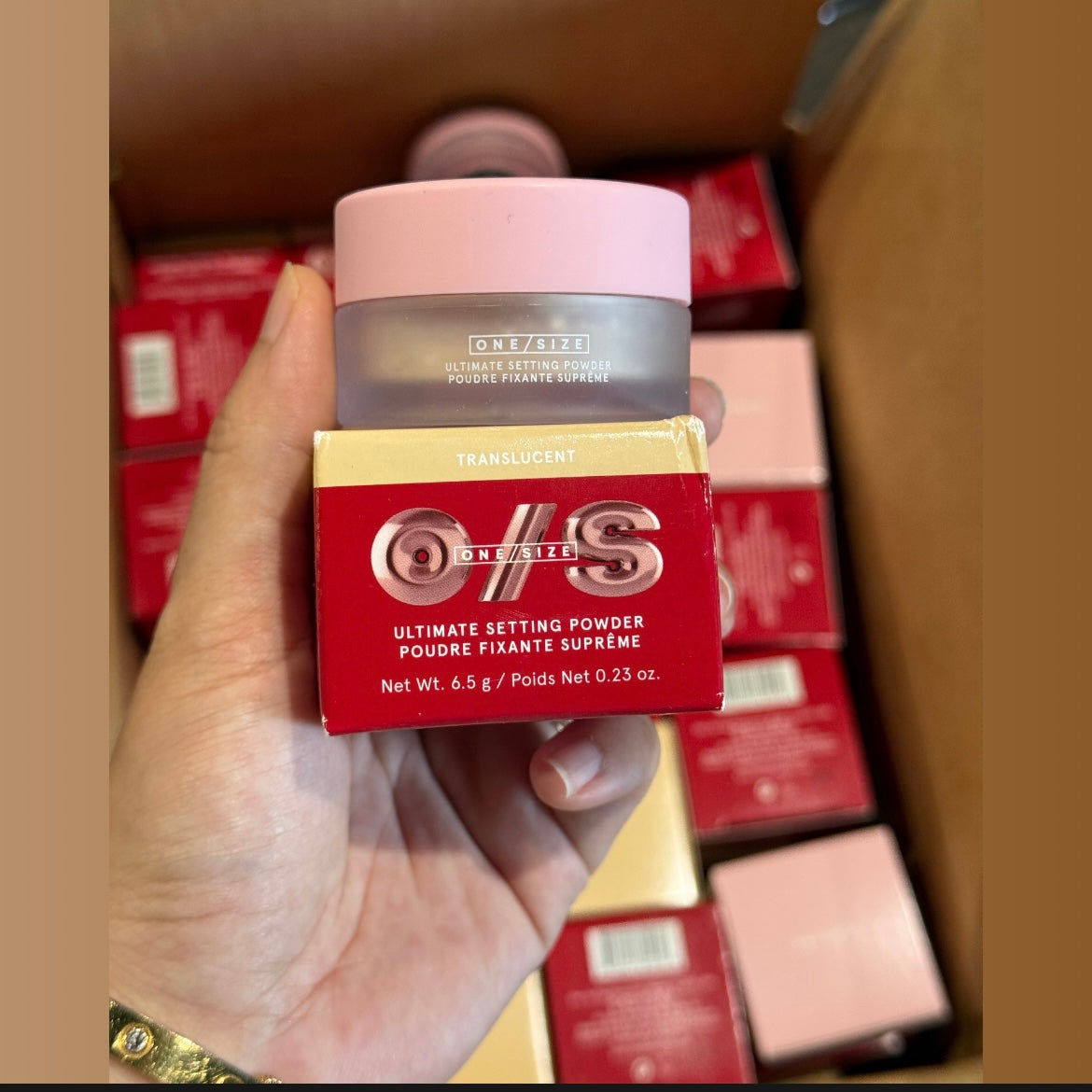 Mini#translucent# OS setting powder