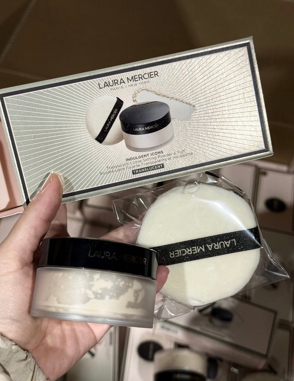 LAURA MERCIER Powder set