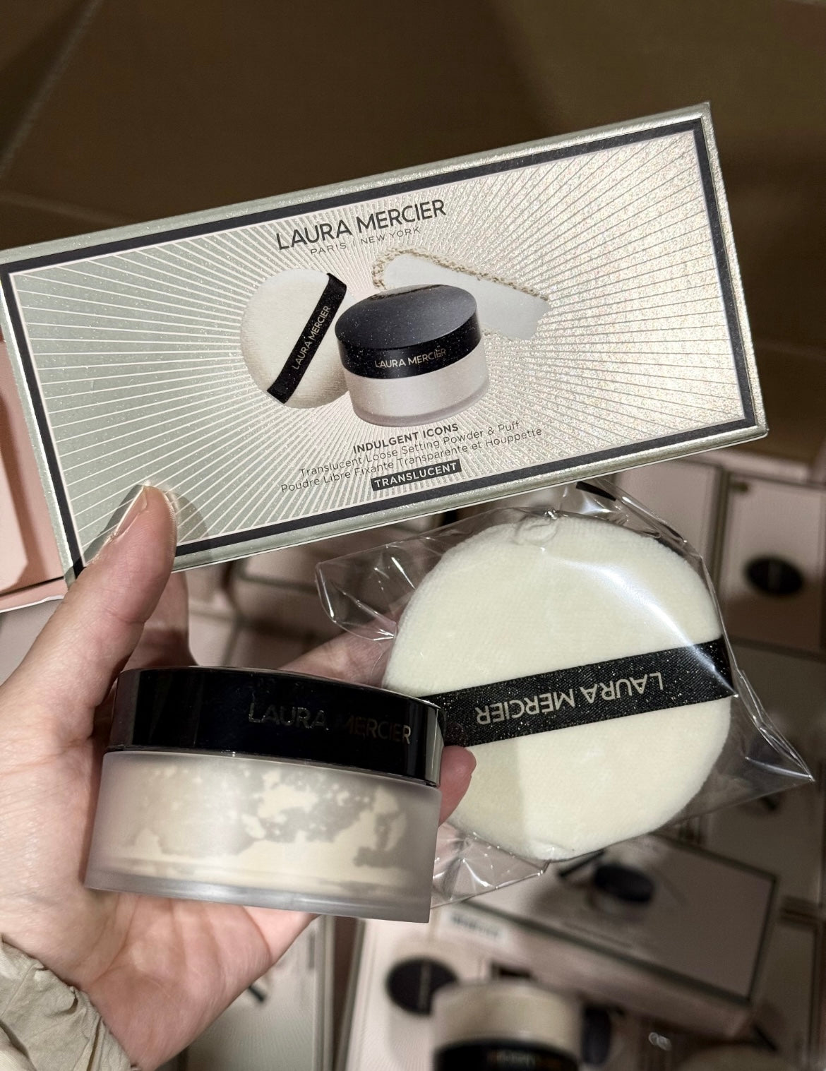 LAURA MERCIER Powder set