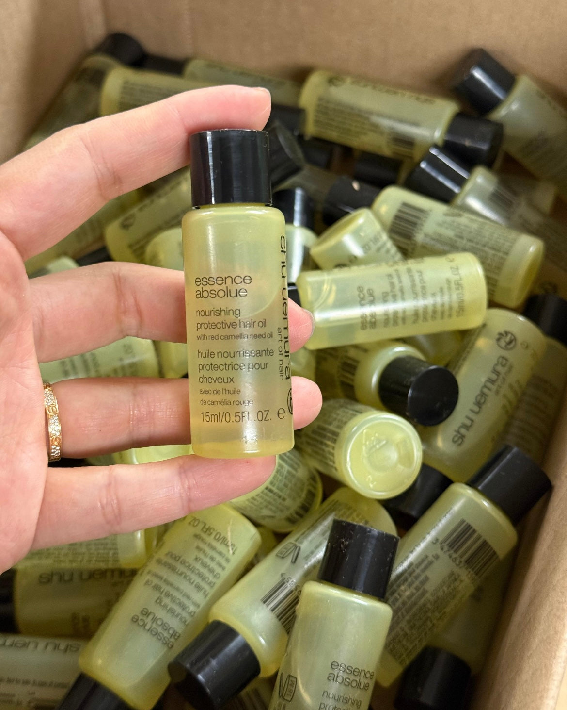🆕Shu Uemura Red Camellia Hair Oil Travel Size 15m
