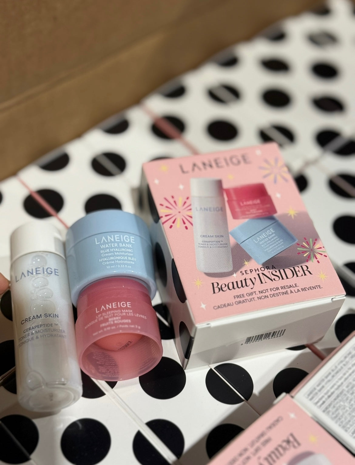 Laneige skincare set Sephora beauty insider