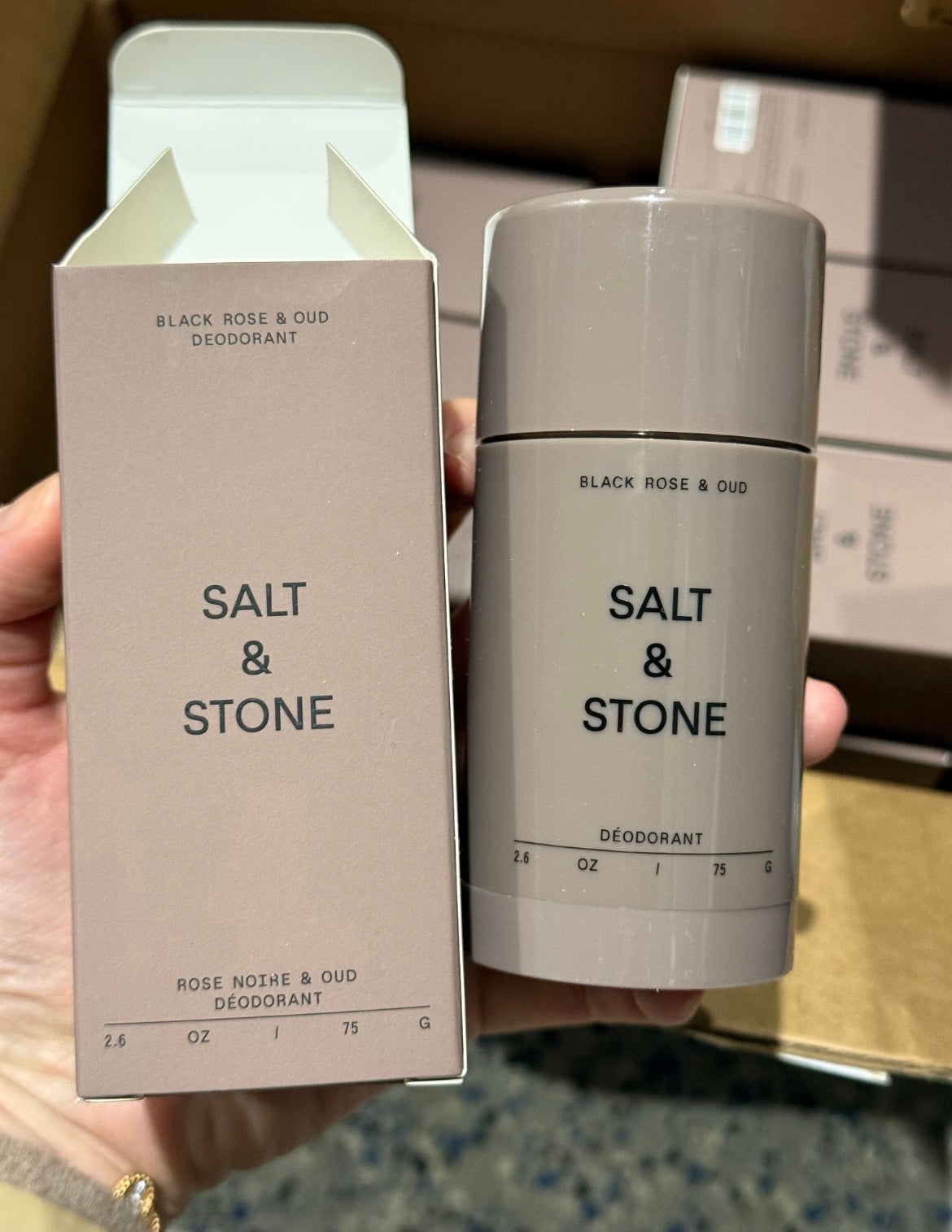 Salt &stone deodorant