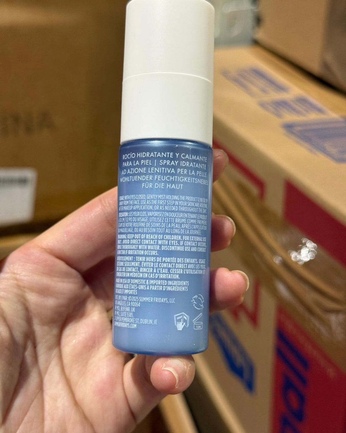 Summer Fridays Jet Lag Hydration Mist 30ml