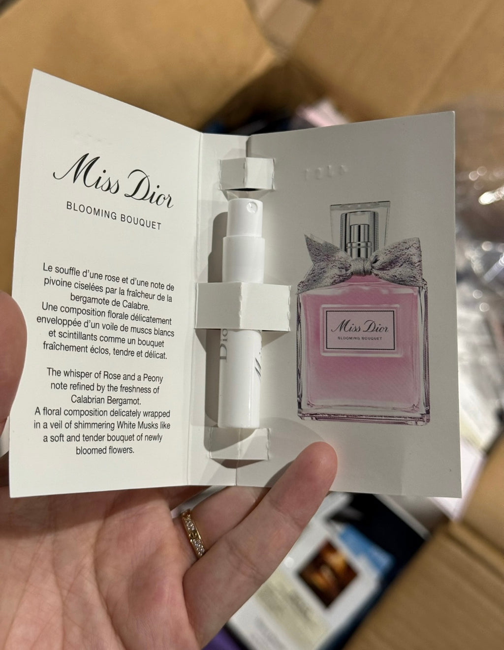 50pcs Vial perfume Miss Dior edt 1ml