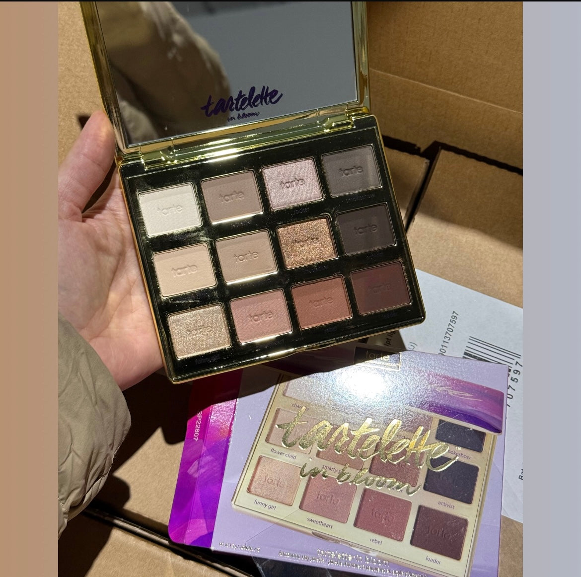 #in bloom# tarte eyeshadow