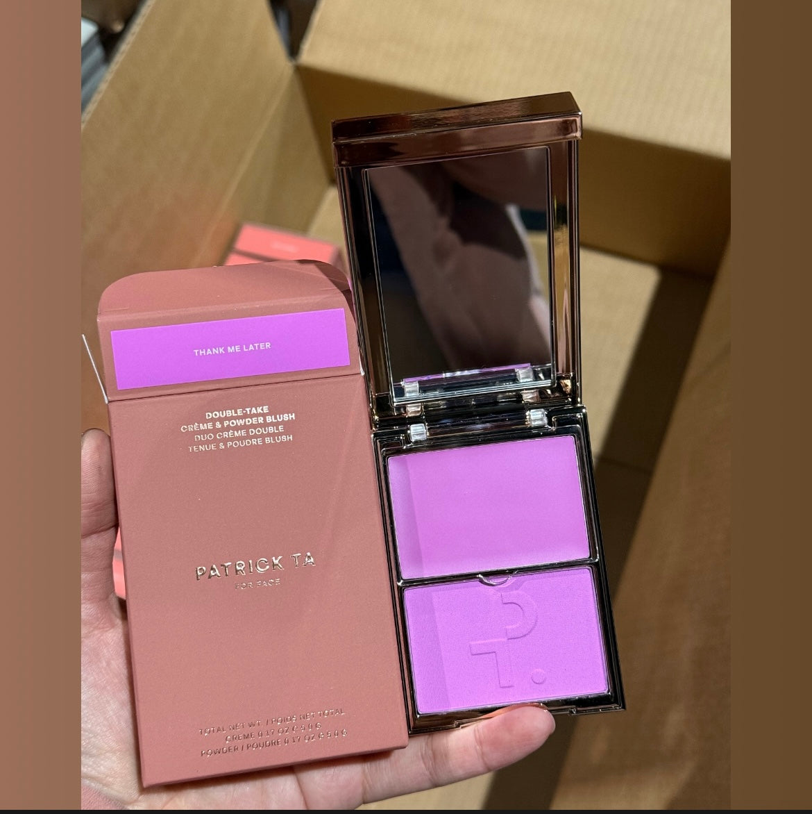 PATRICK TA Major Headlines Double-Take Crème & Powder Blush Duo