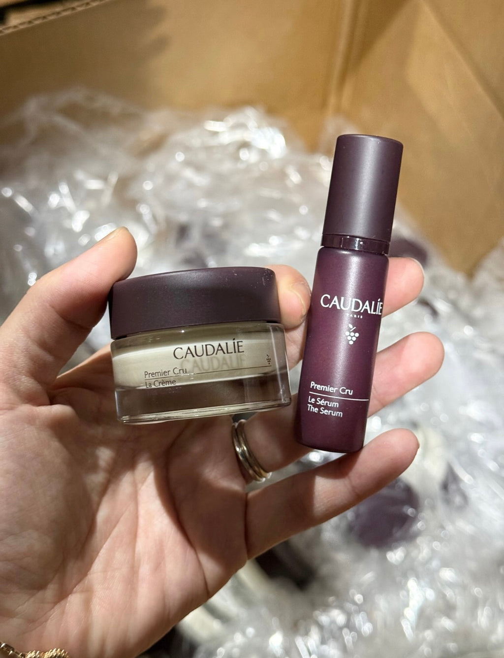 Caudalie premier cru cream and serum bundle