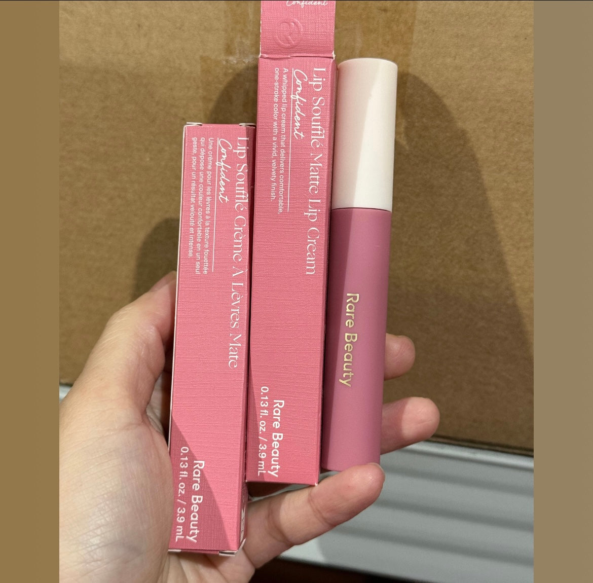 #confident rare beauty lip