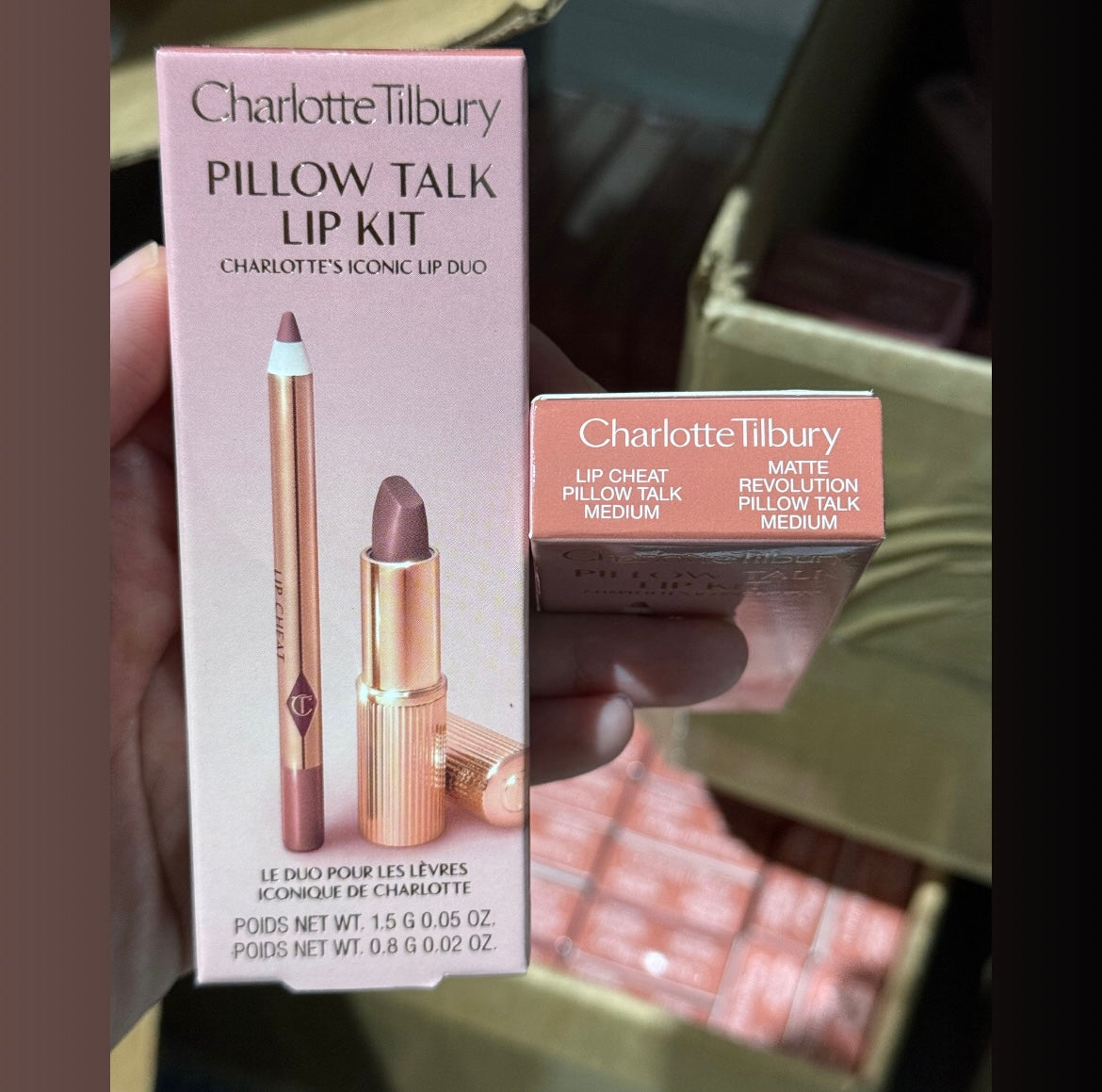 Charlotte Tilbury Mini Pillow Talk Lipstick & Liner Set