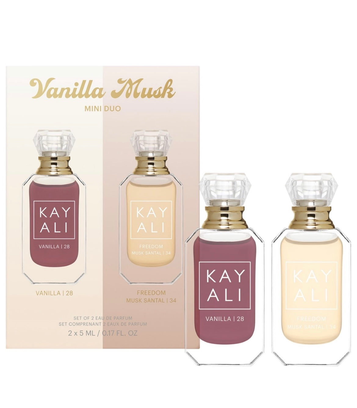 Kayali vanilla musk set