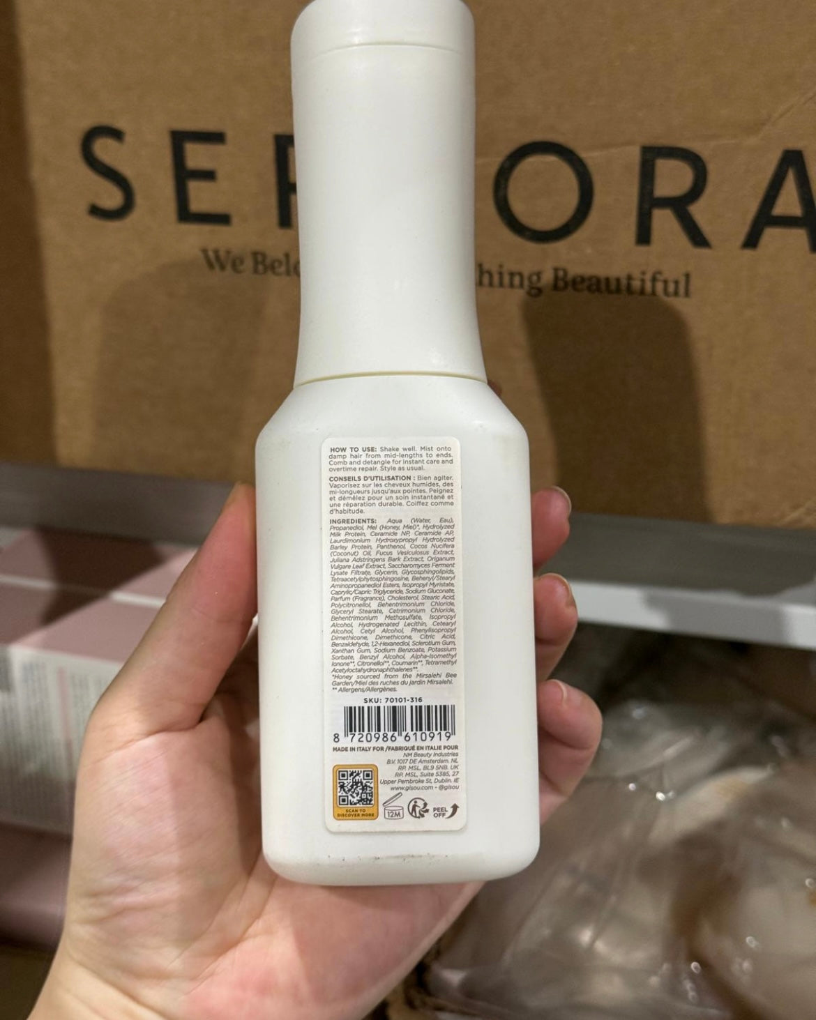 Gisou HONEY MILK ACTIVE REPAIR LEAVE-IN CONDITIONER MIST