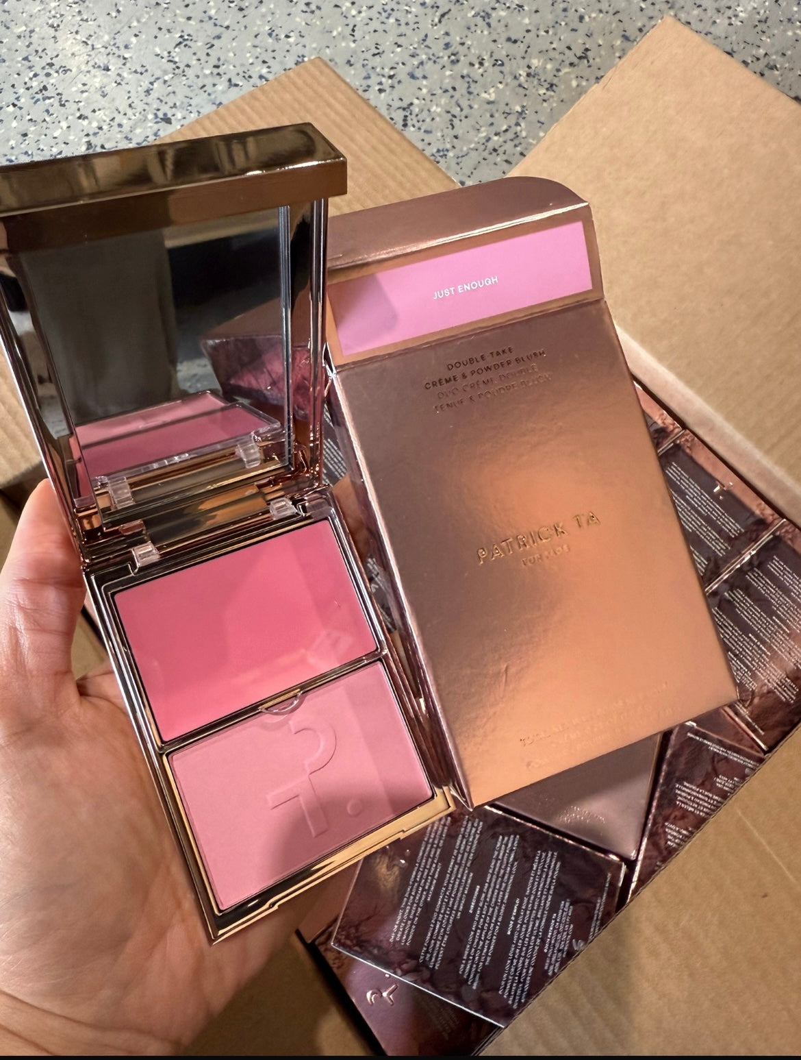 PATRICK TA Major Headlines Double-Take Crème & Powder Blush Duo