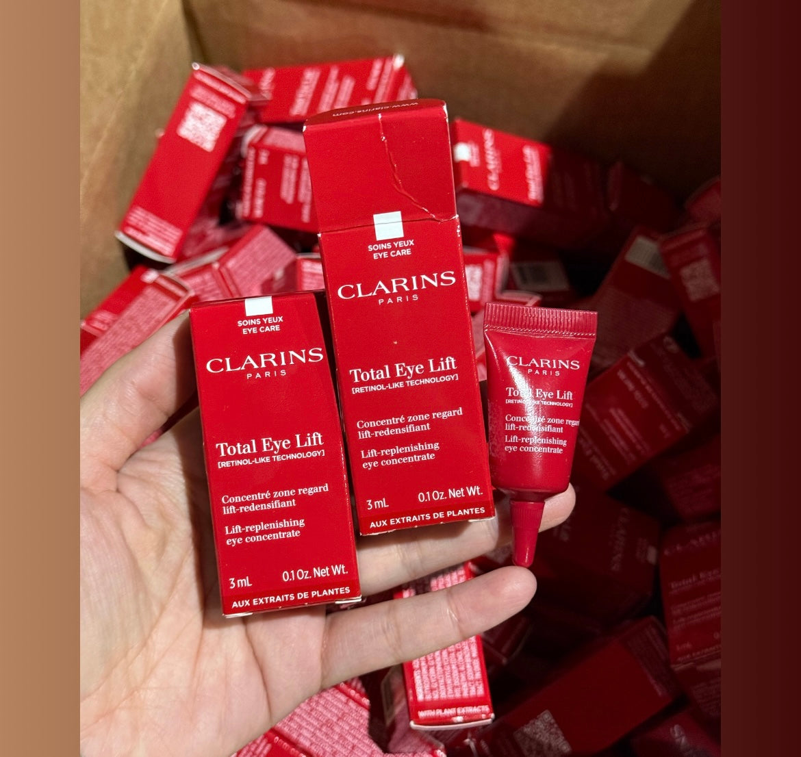 5pcs ✨Clarins total eye lift eye concentrate3ml