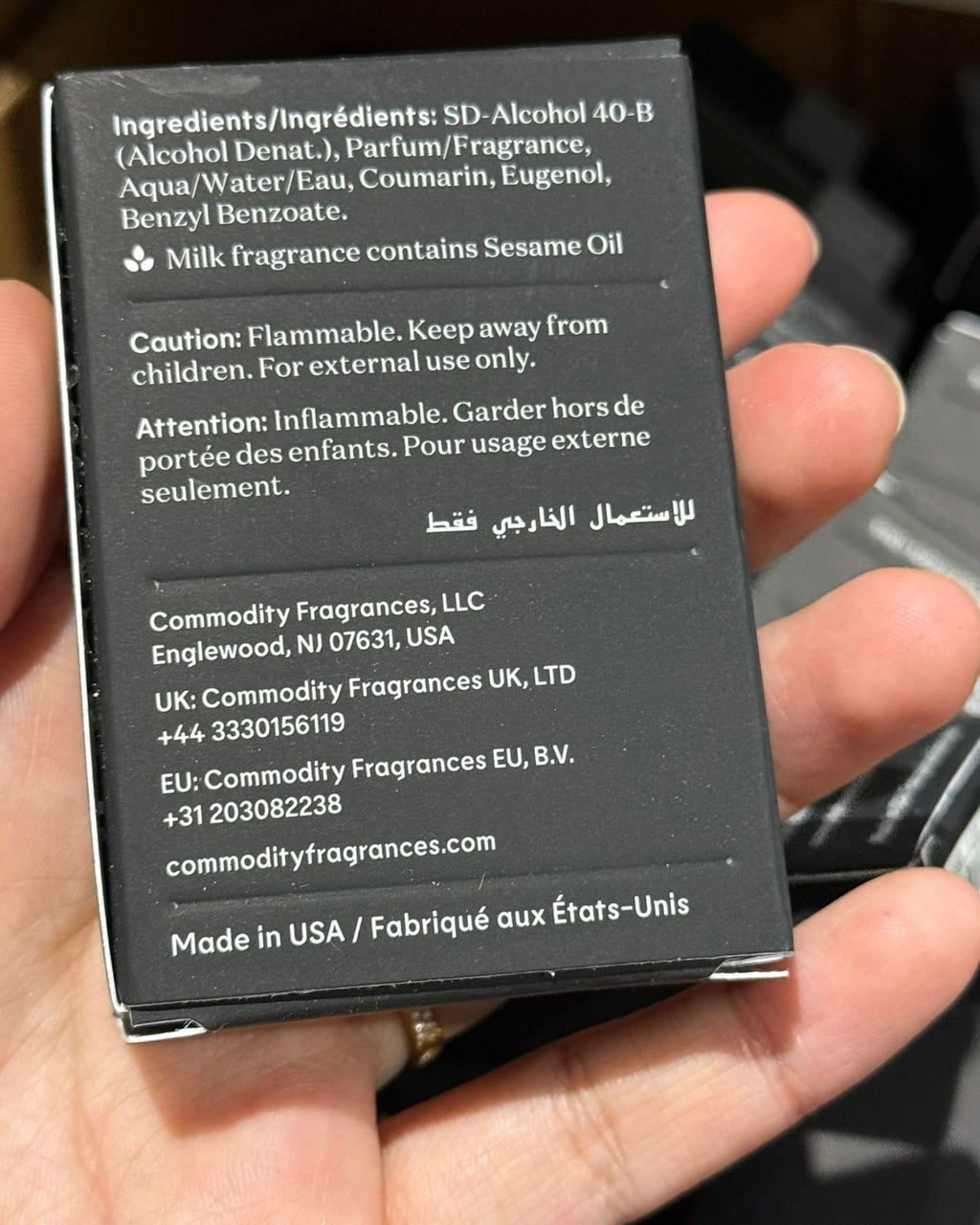 10×Commodity milk vial perfume 2ml