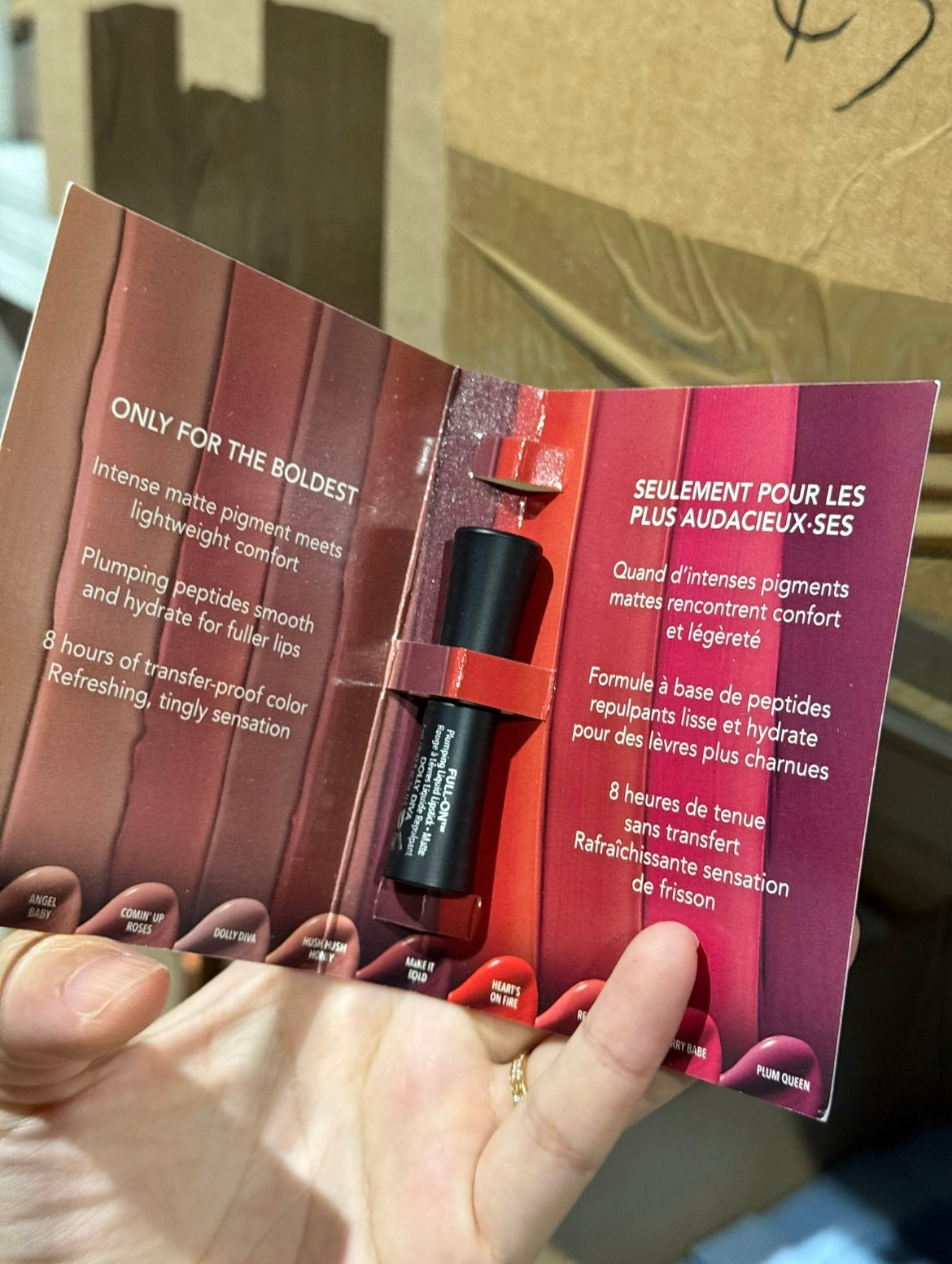 10pcs✨1ml Buxom full on plumbing liquid lipstick matte