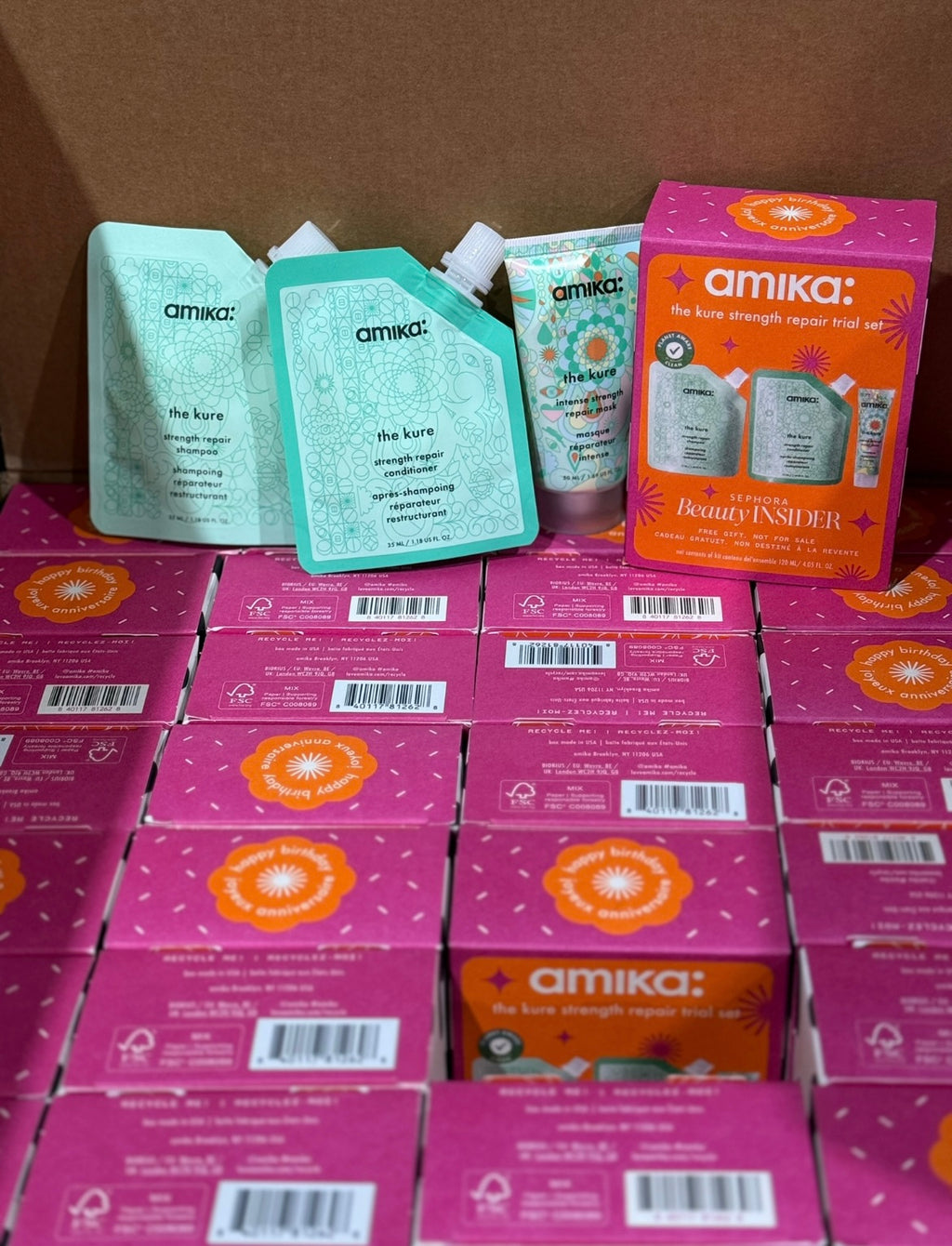 Amika hair care set Sephora beauty insider 6＄each (100pcs 5＄each)
