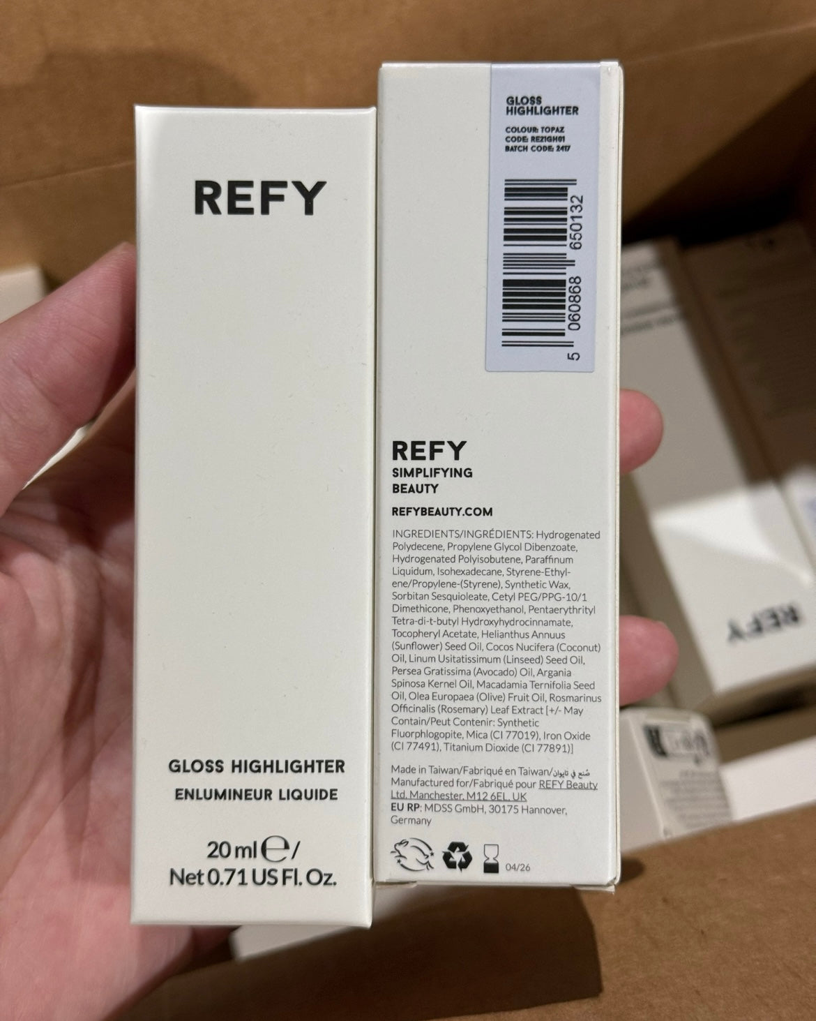 #topaz# Refy gloss highlighter 20ml