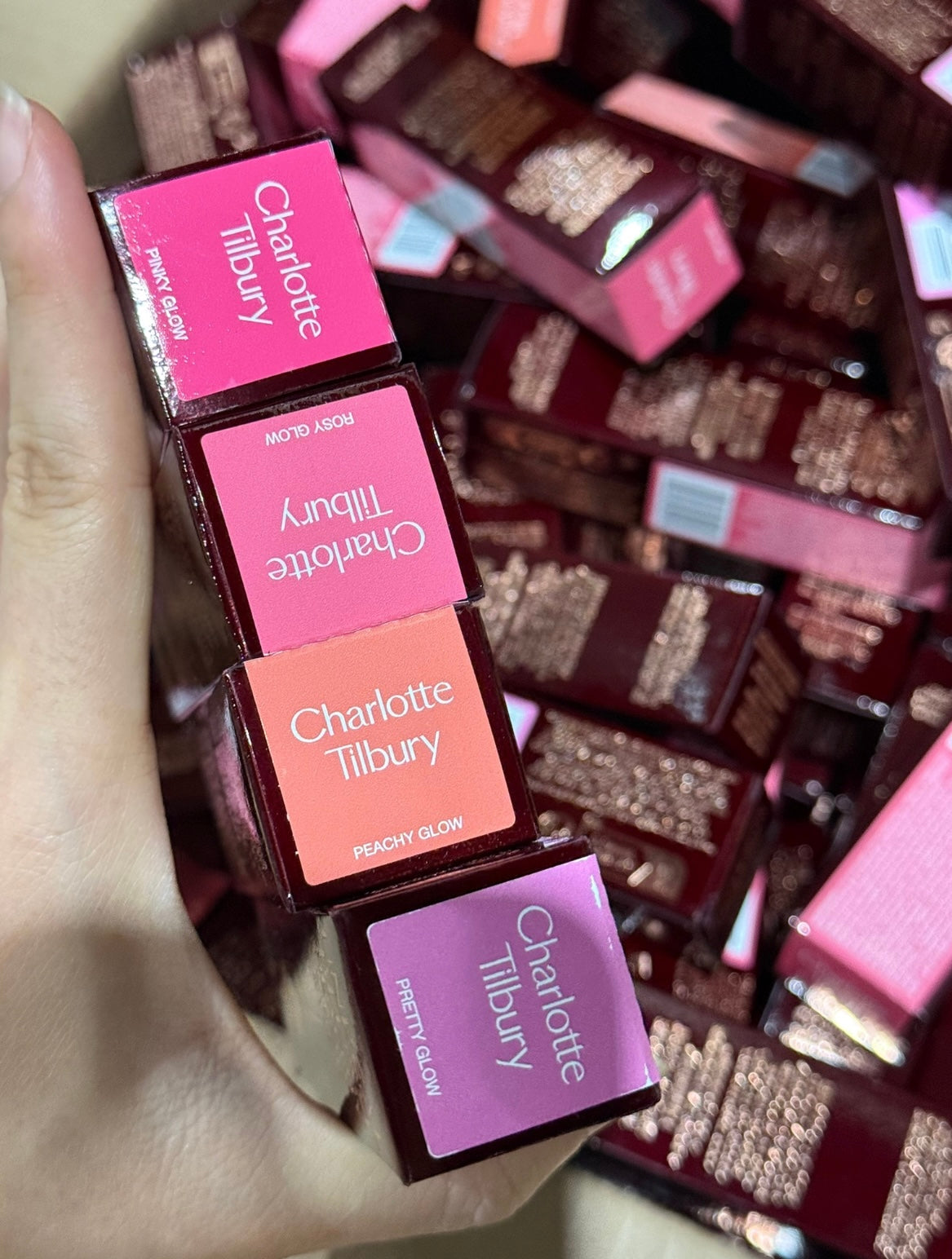 Charlotte Tilbury Unreal Lip + Cheek Glow Blush Stick with Hyaluronic Acid