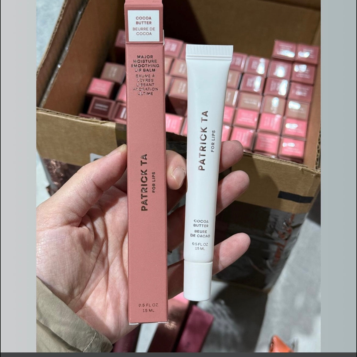 PATRICK TA 
Major Moisture Smoothing and Hydrating Tinted Lip Balm with Vitamin E