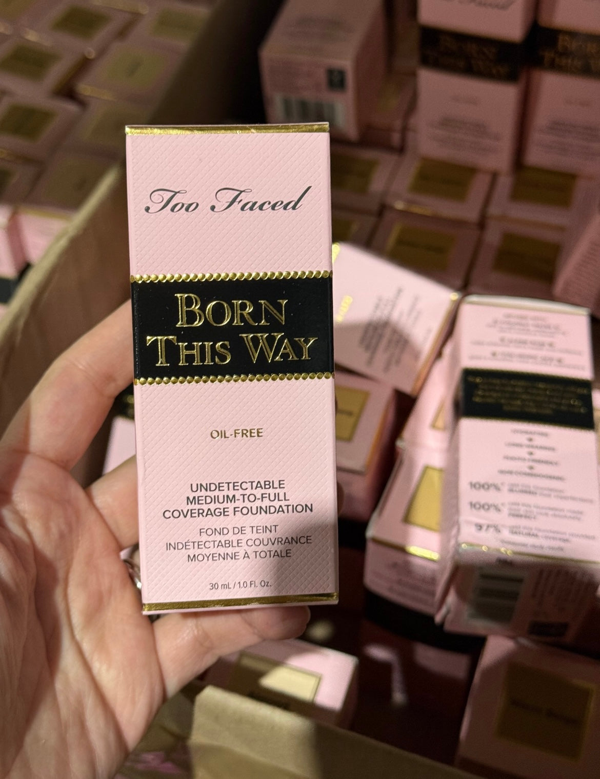 Mix shade too faced foundation  medium