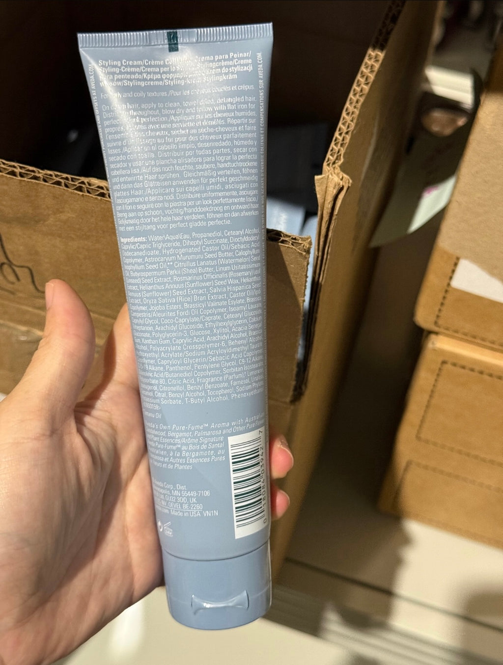 aveda smooth infusion heat styling cream 150ml