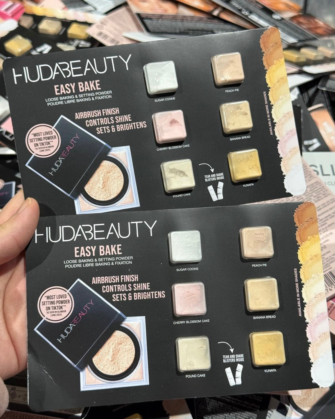 Huda Beauty Easy Bake Loose Setting Powder Sample Card