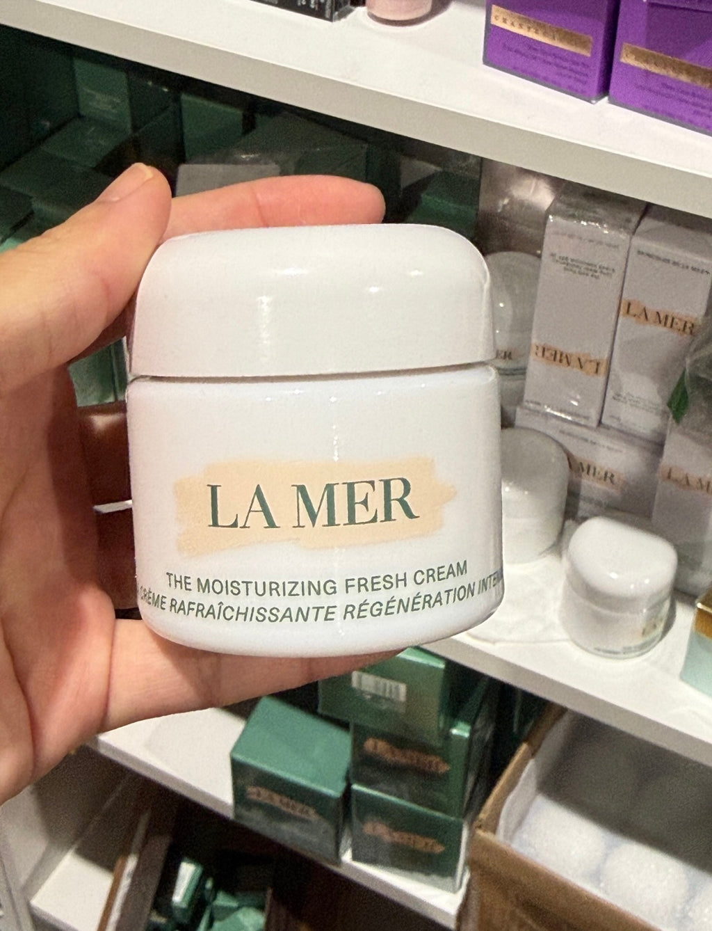 La mer fresh cream  unbox