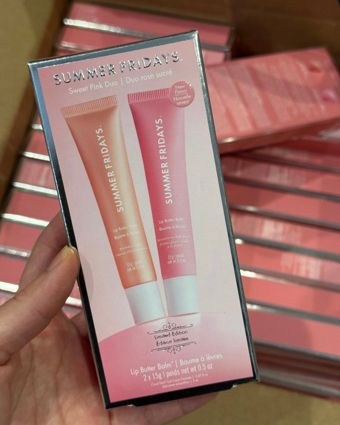 Summer Fridays Sweet Pink Duo Lip Butter Balm Set (2x15g)