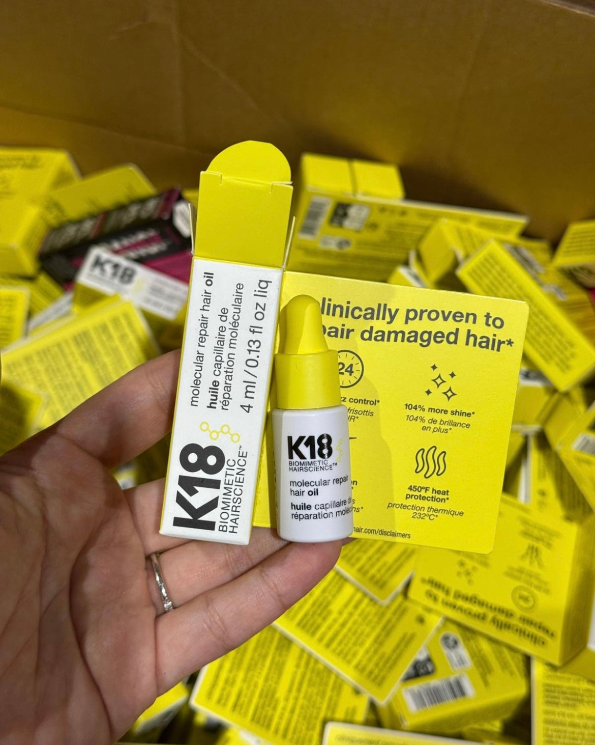 K18 Molecular Repair Hair Oil Mini Sample 4ml 4＄ (100pcs3.5＄each)